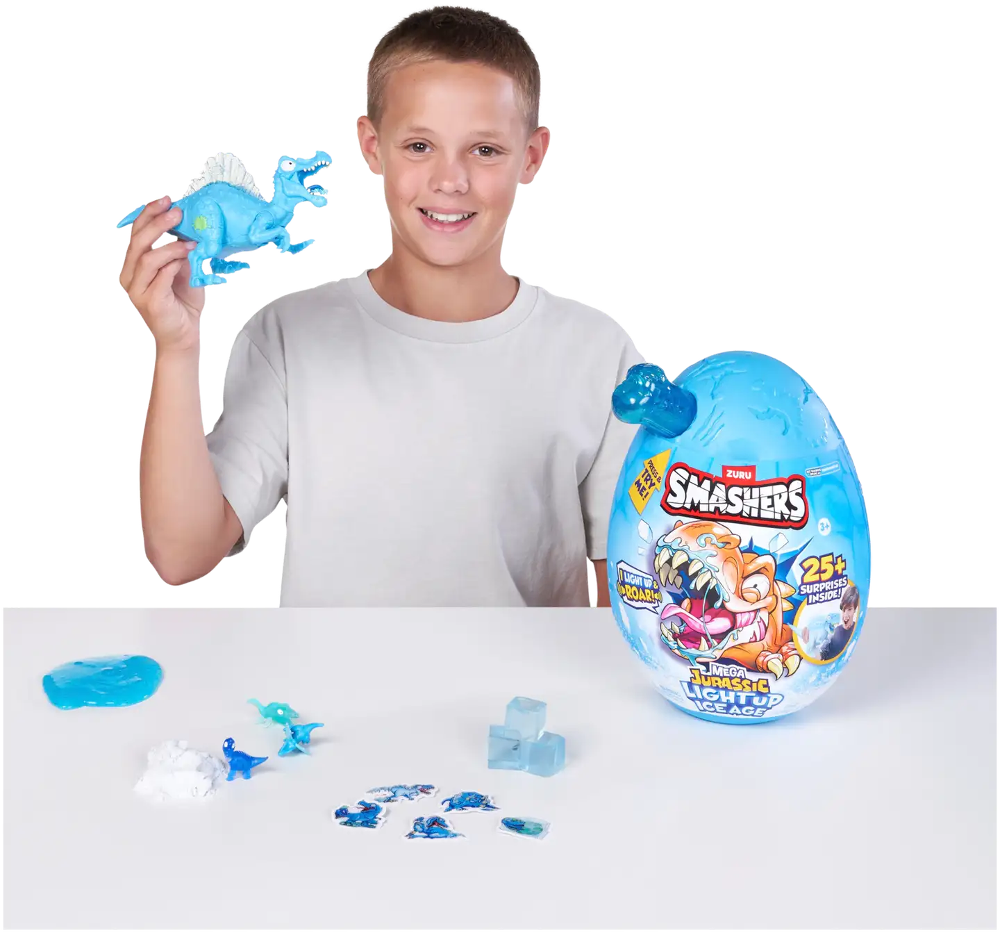 Smashers Dino Ice Age Light Up Mega Egg - 3
