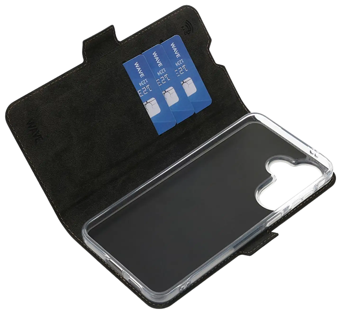 Wave Book Case, Samsung Galaxy A57 5G, Taupe - 4