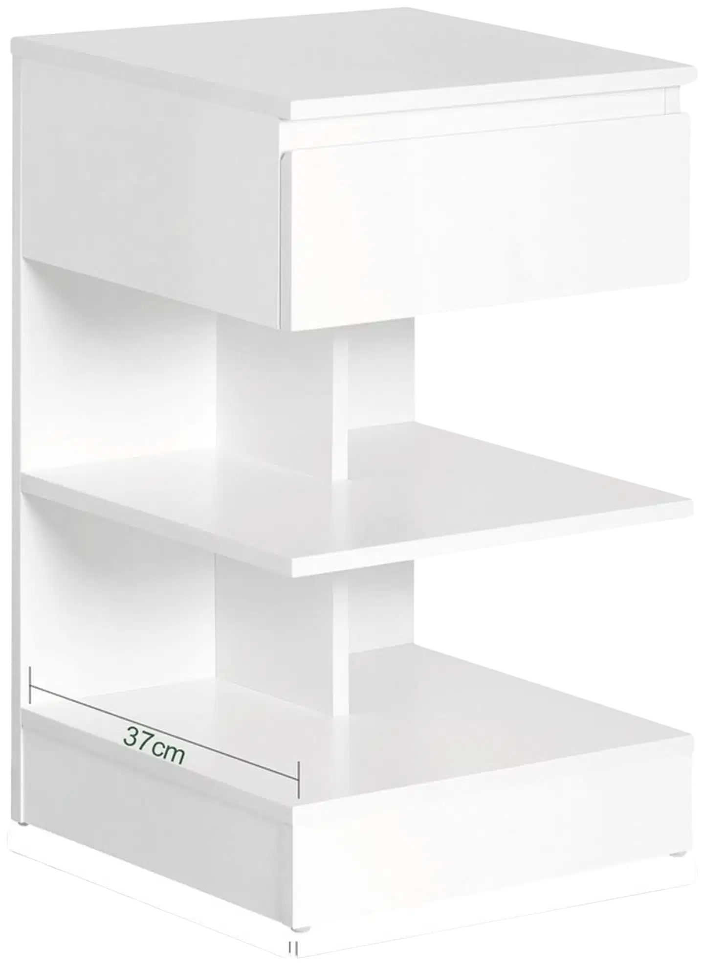 SoBuy yöpöytä valkoinen FBT49-W - 2