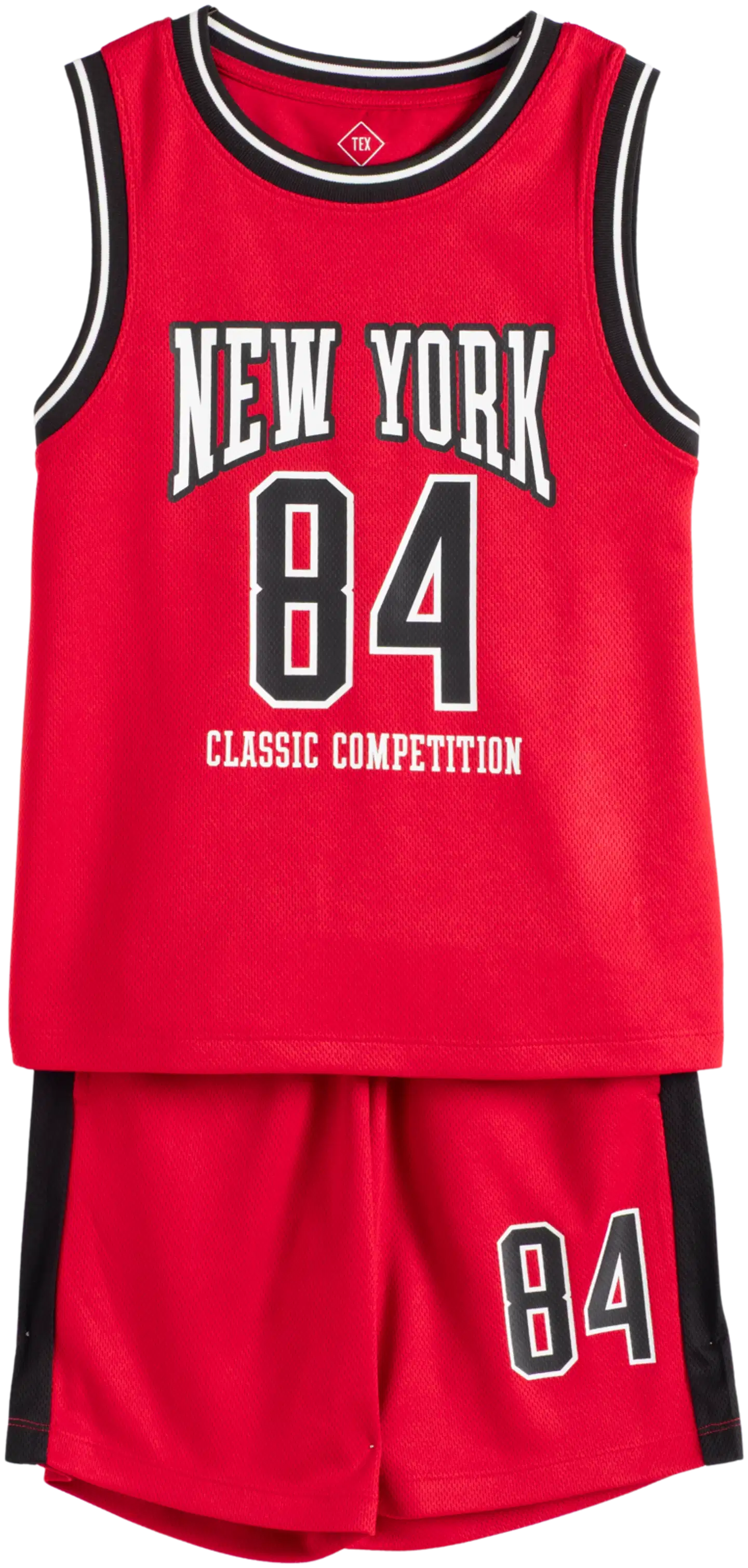 TEX lasten shortsisetti I276353 - RED - 2