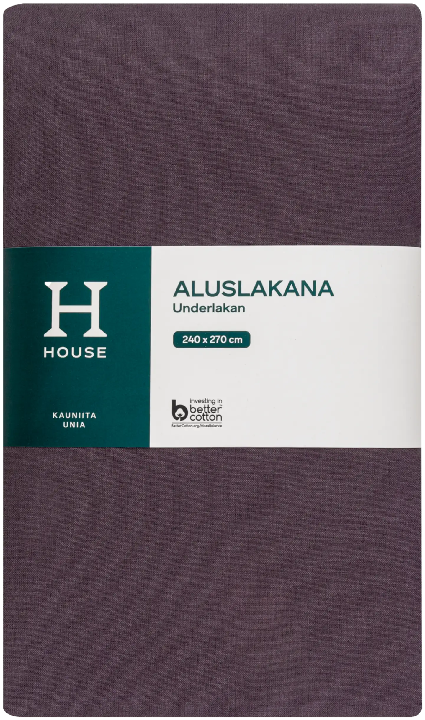 House aluslakana 240 x 270 cm tumman harmaa