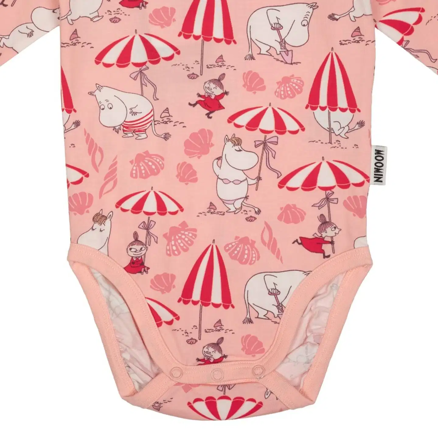 Muumi vauvojen body Simpukkaranta 591673 - koralli - 3