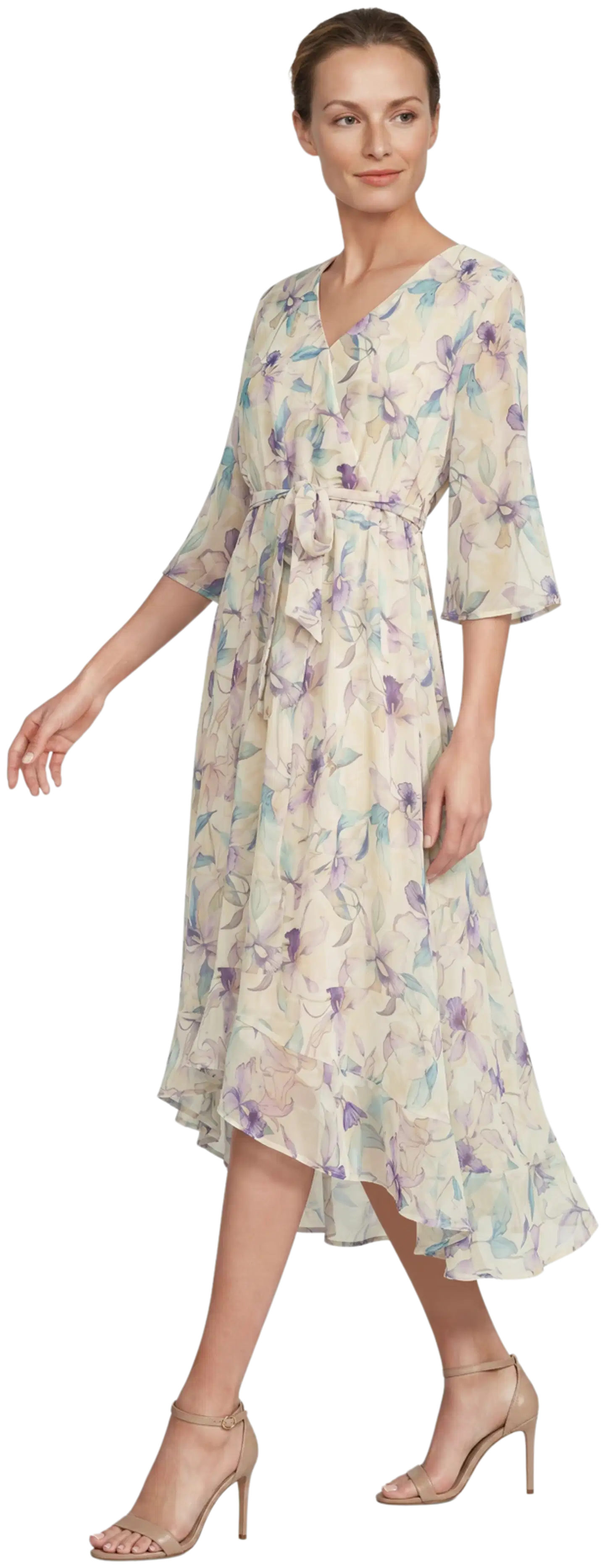 London Fog naisten sifonkimekko 218L261712 - Multicolor - 5