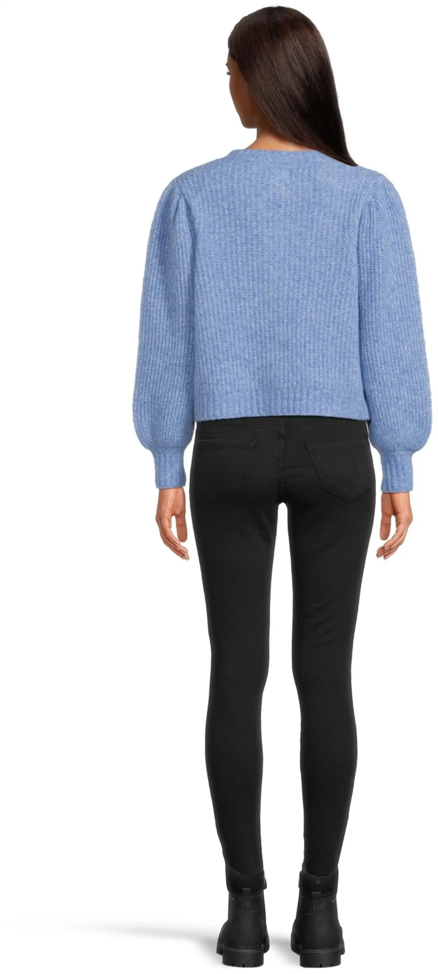 WKLY. naisten villasekoiteneuletakki 213W360132 - Blue - 3