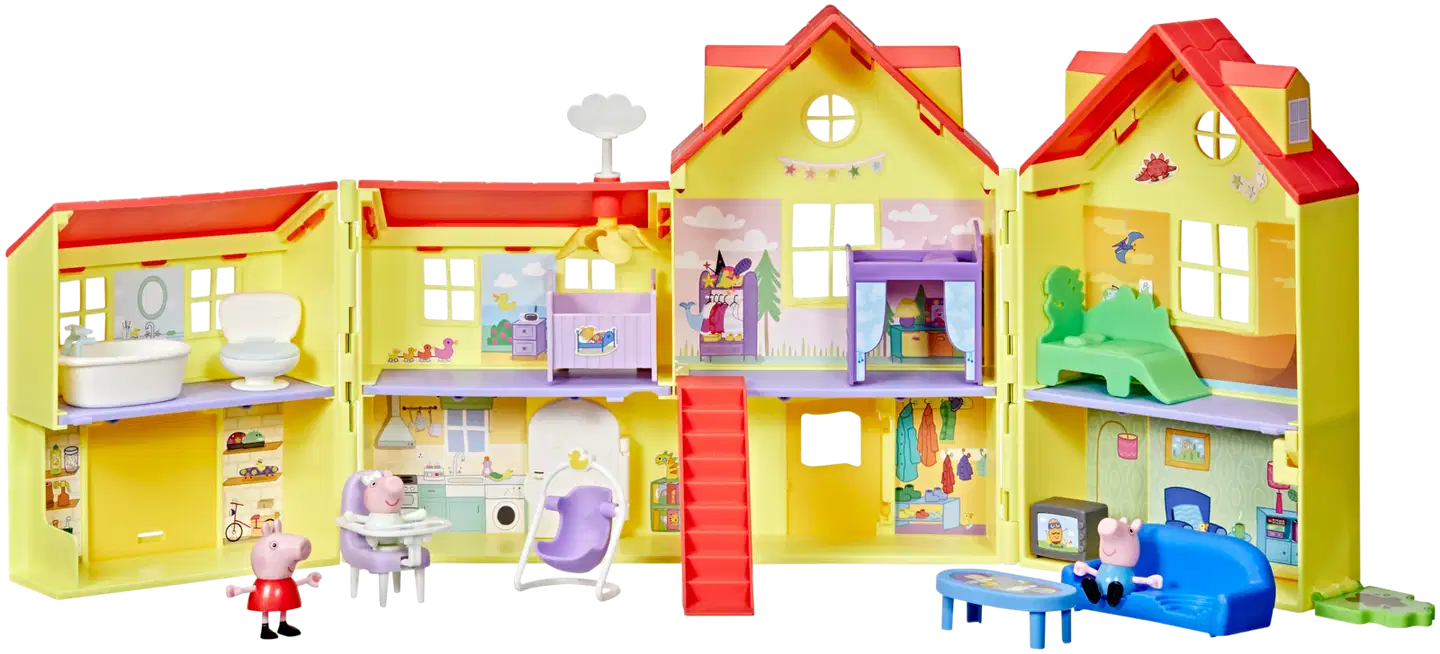 Peppa Pig leikkisetti Pipsan iso avattava talo - 6