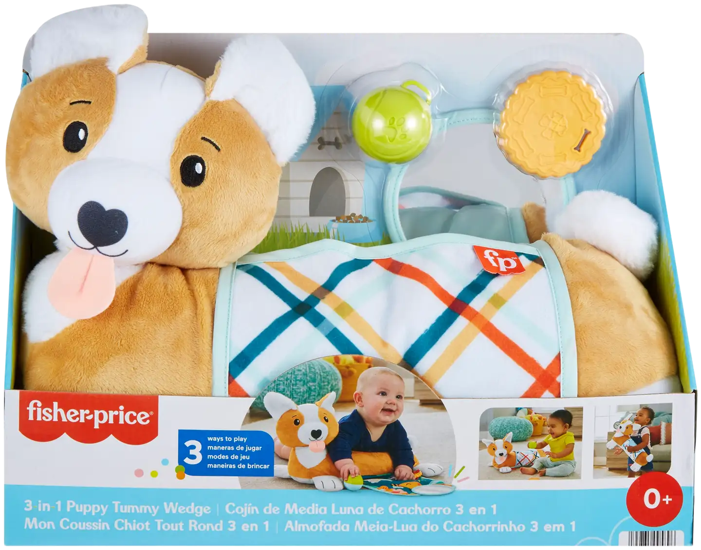 Fisher-Price 3-In-1 Puppy Tummy Wedge HJW10 - 2