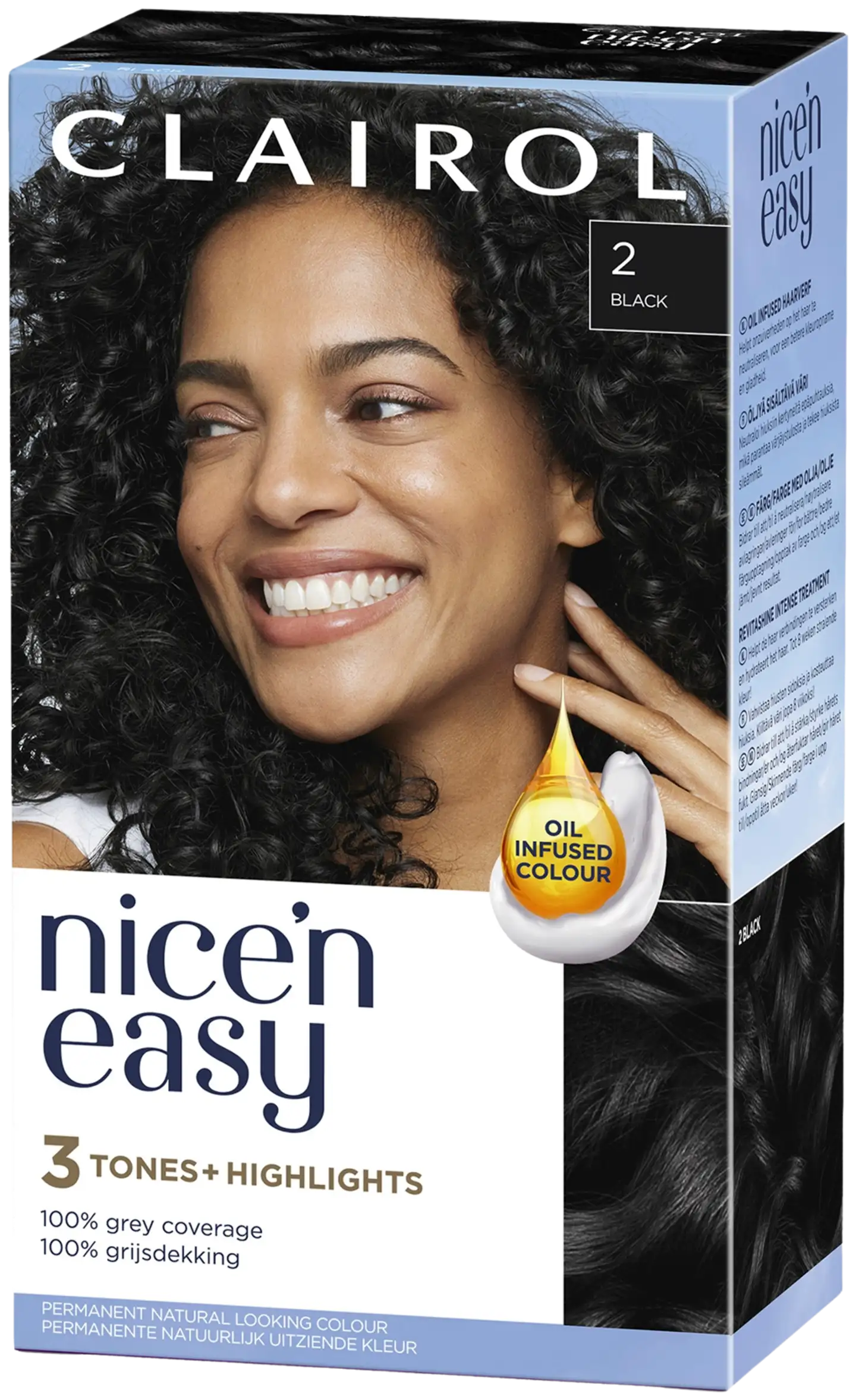 Clairol Nice´n Easy kestoväri 2 musta