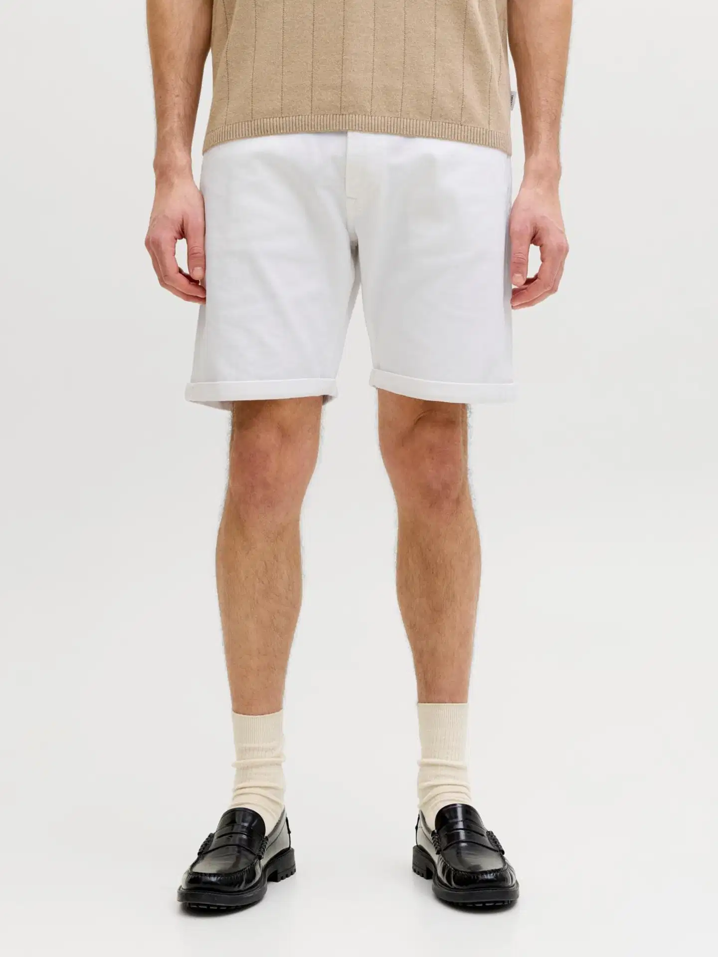 JJ REBEL miesten shortsit Jrebricky - WHITE - 6