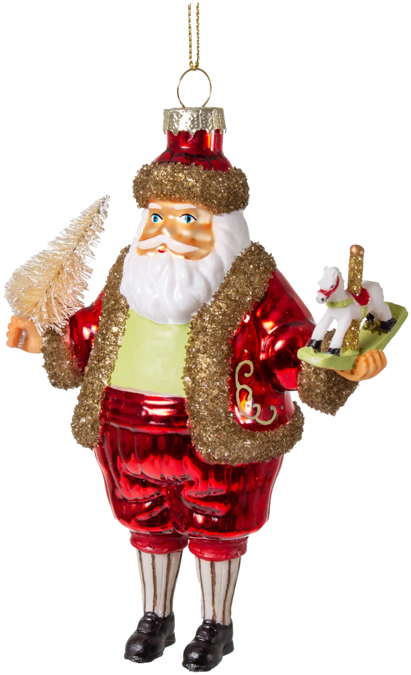 AmandaB joulukoriste Joulupukki punainen