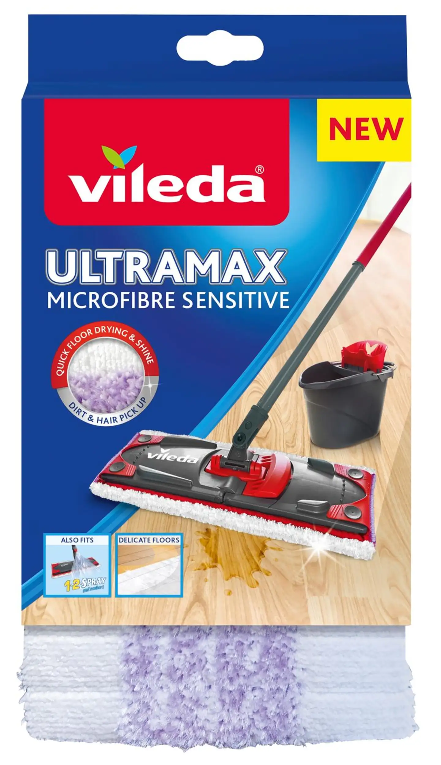 Vileda UltraMax Microfibre Sensitive vaihtomoppi