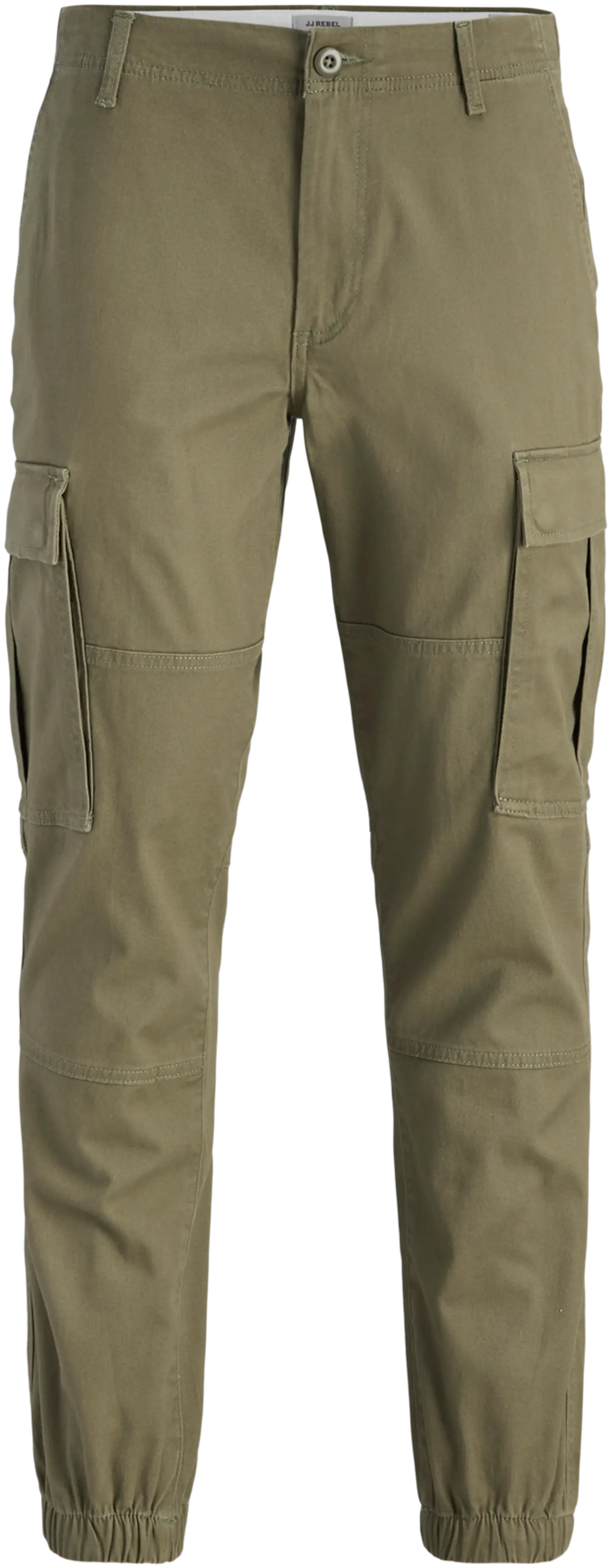JJ Rebel miesten reisitaskuhousut JREBMICHAEL - Olive Night - 1
