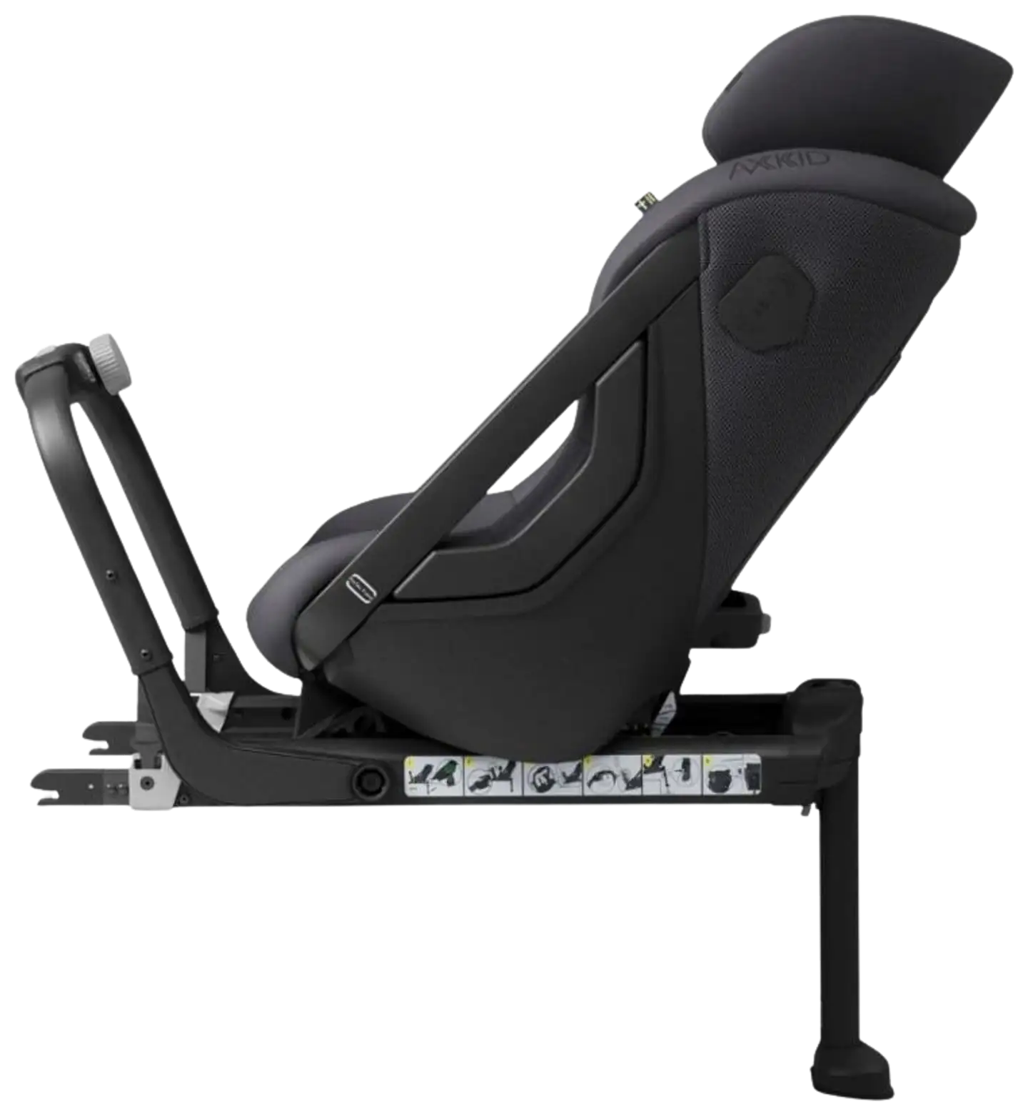 Axkid One 3 turvaistuin 61-125cm Arctic Mist Grey - 4