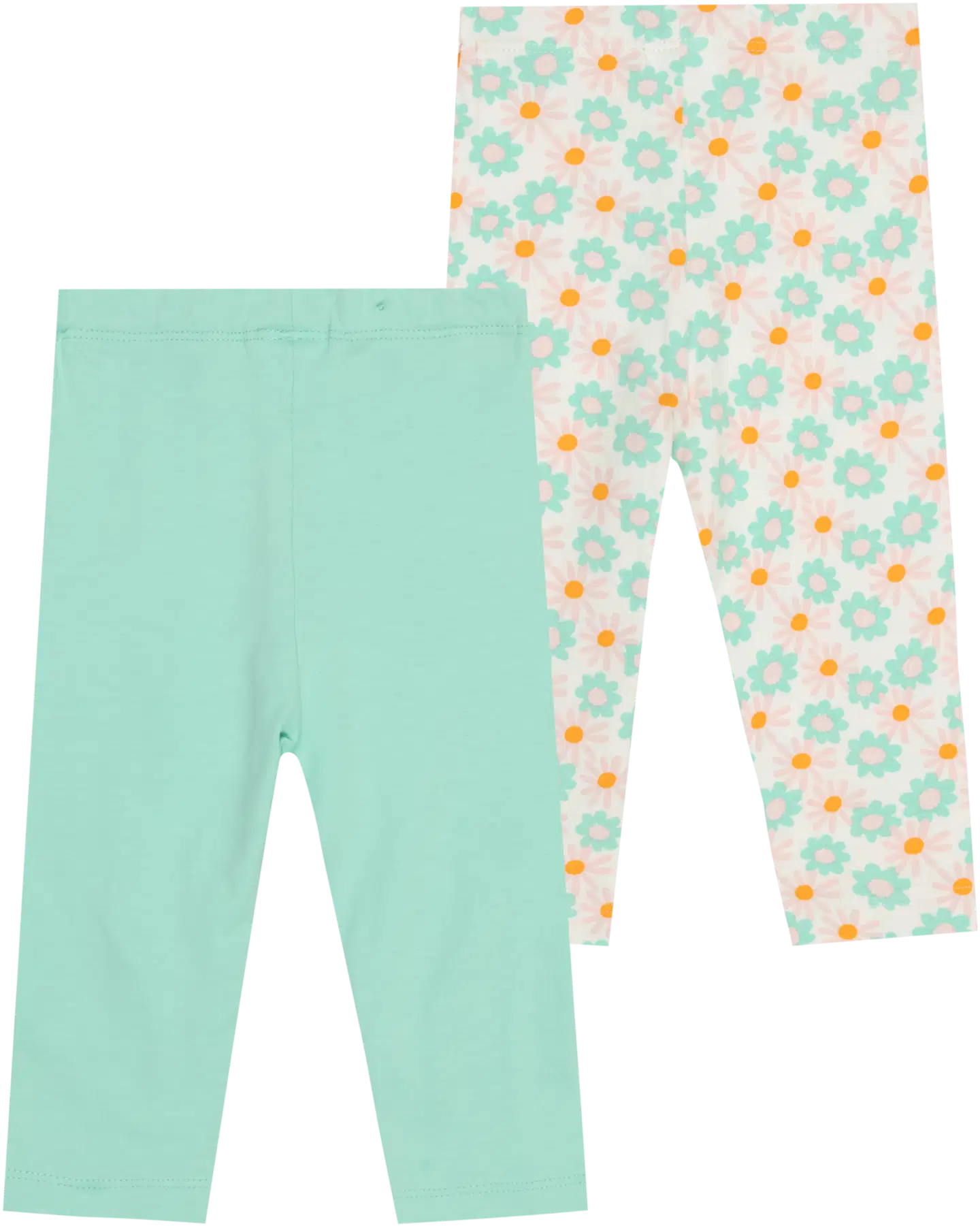 Ciraf vauvojen leggingsit Kukkaset 250B260457 2-pack - Multicolor - 2