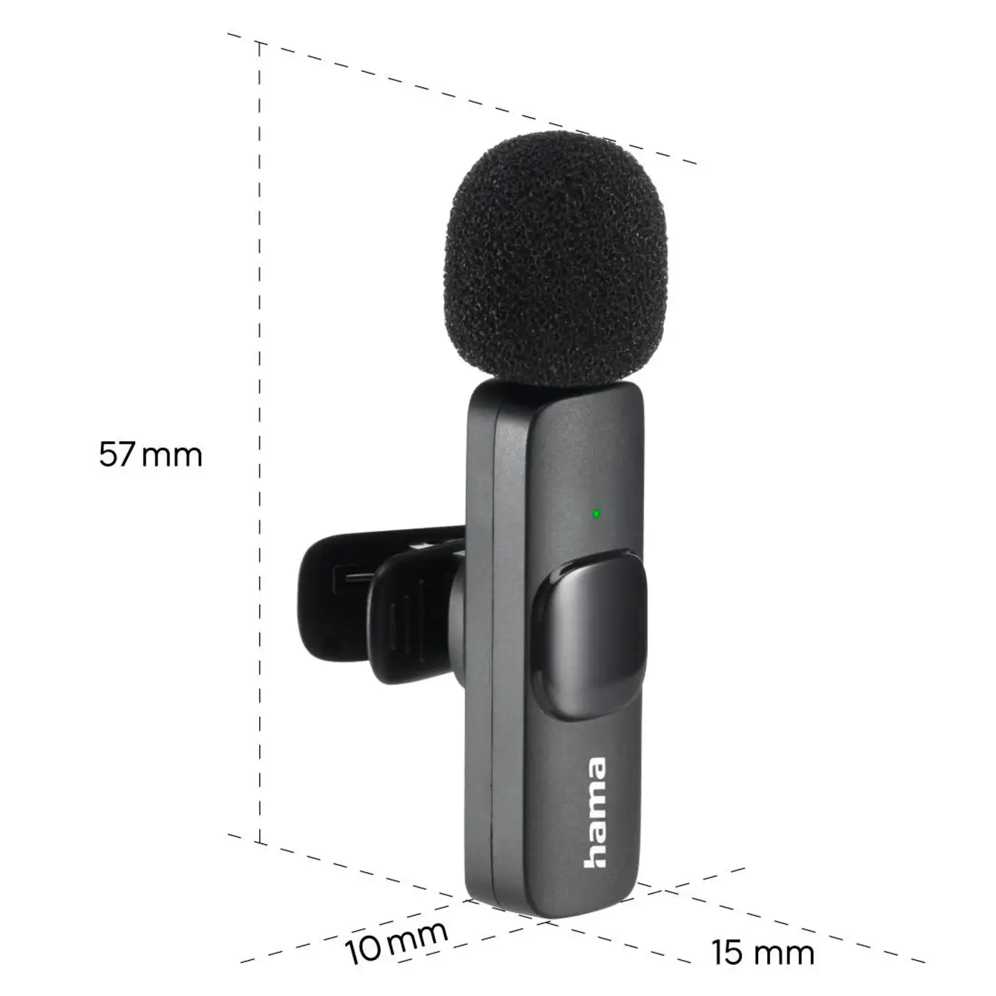 Hama langaton mikrofoni Smart Wireless Lavalier USB-C - 9