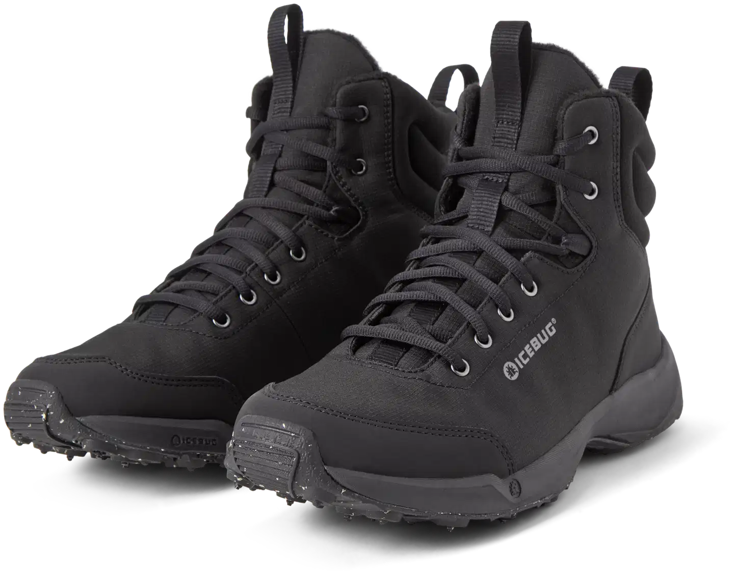 Icebug miesten nastaulkoilukenkä Nirak 3 BUGrip Black - Black - 3