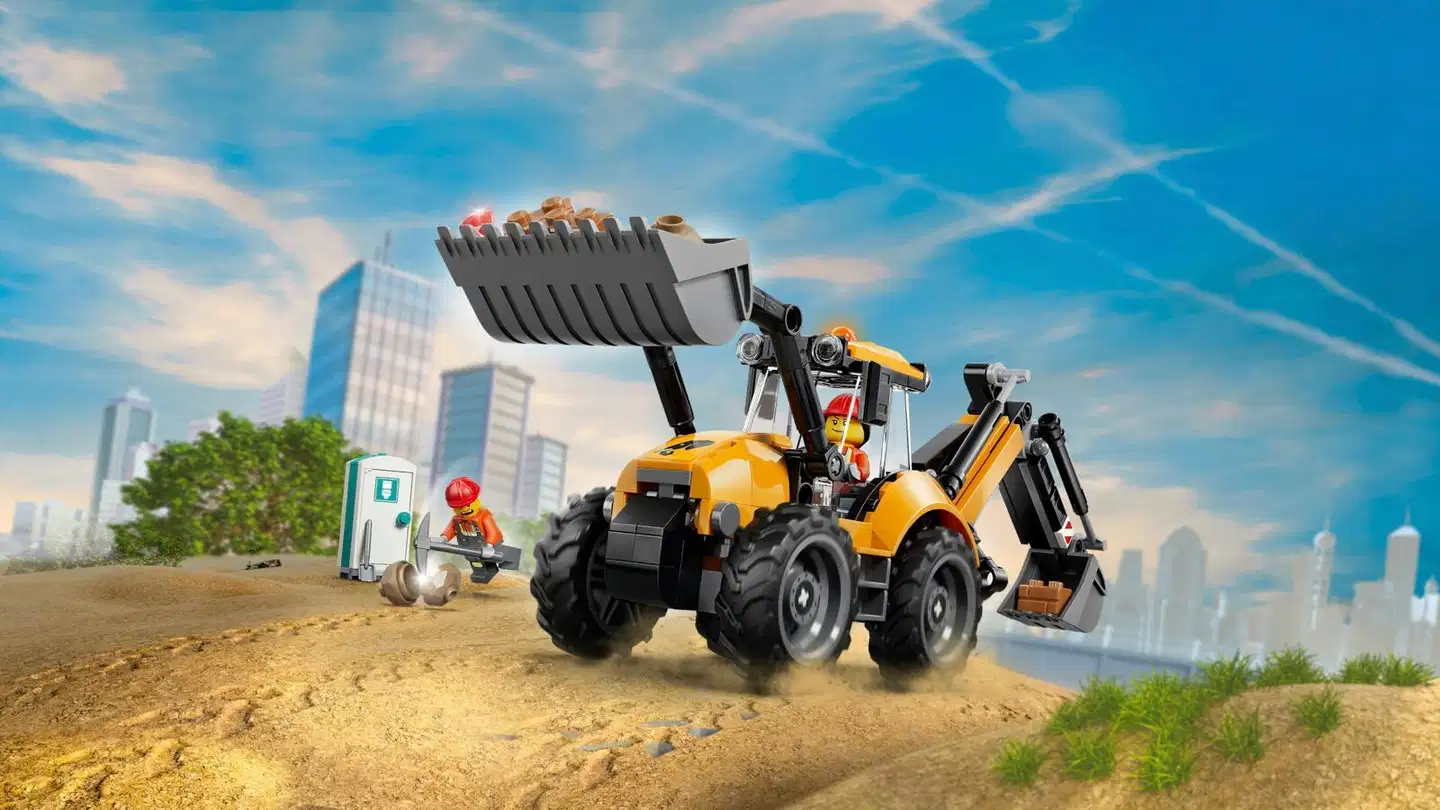 LEGO® City Great Vehicles 60480 Keltainen traktorikaivuri - 6