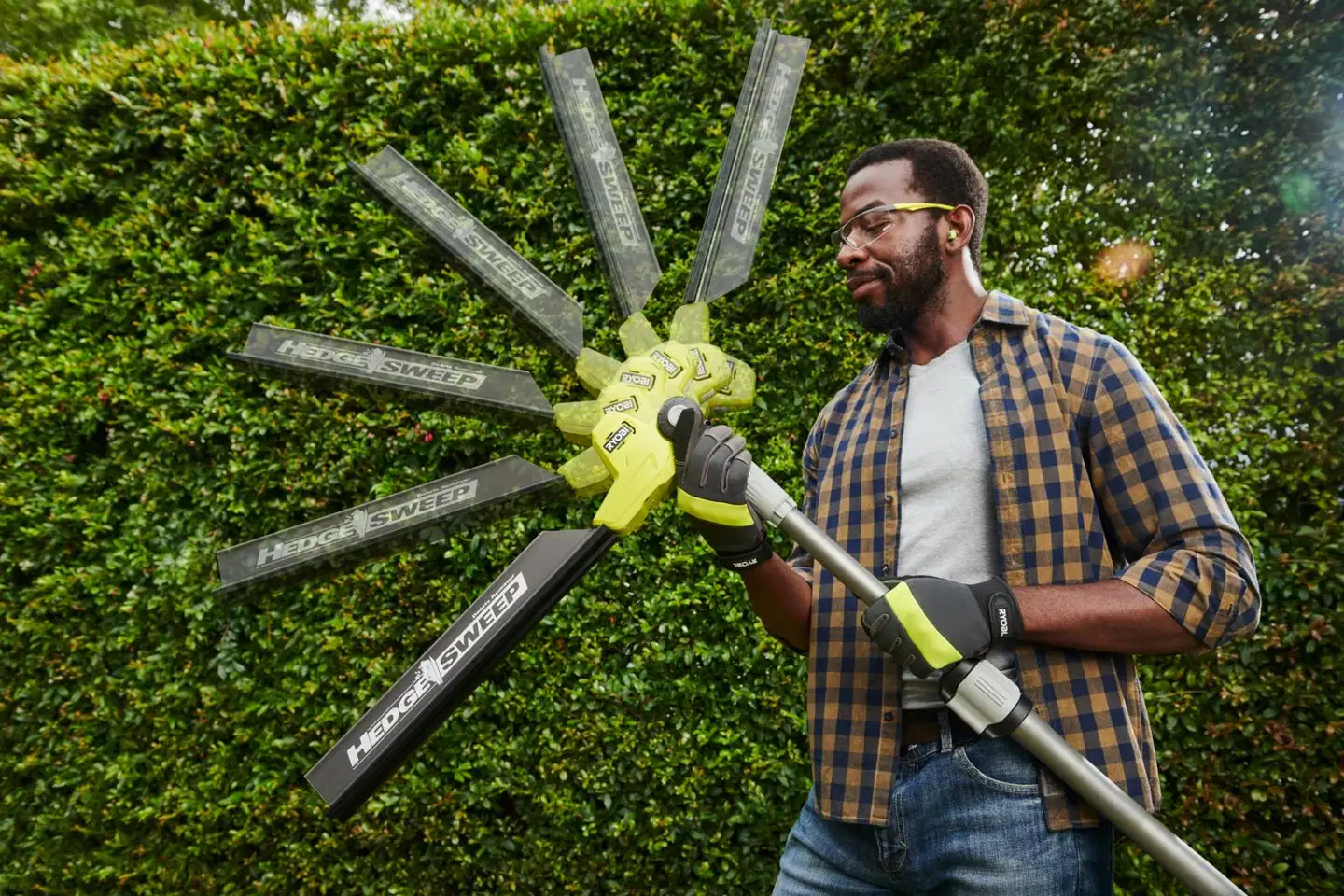 Ryobi 18V pitkävartinen pensasleikkuri 40 cm RY18PHT40A-0 - 5