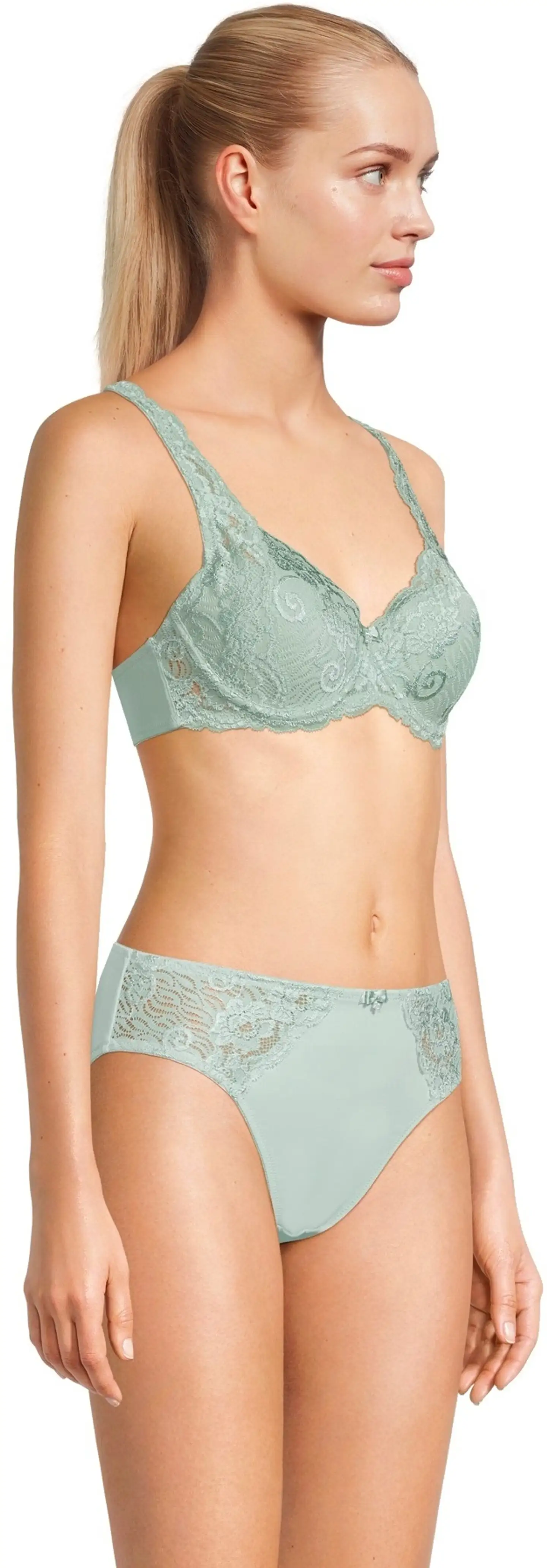 Actuelle naisten topatut kaariliivit 211A082602 - Aqua form - 4