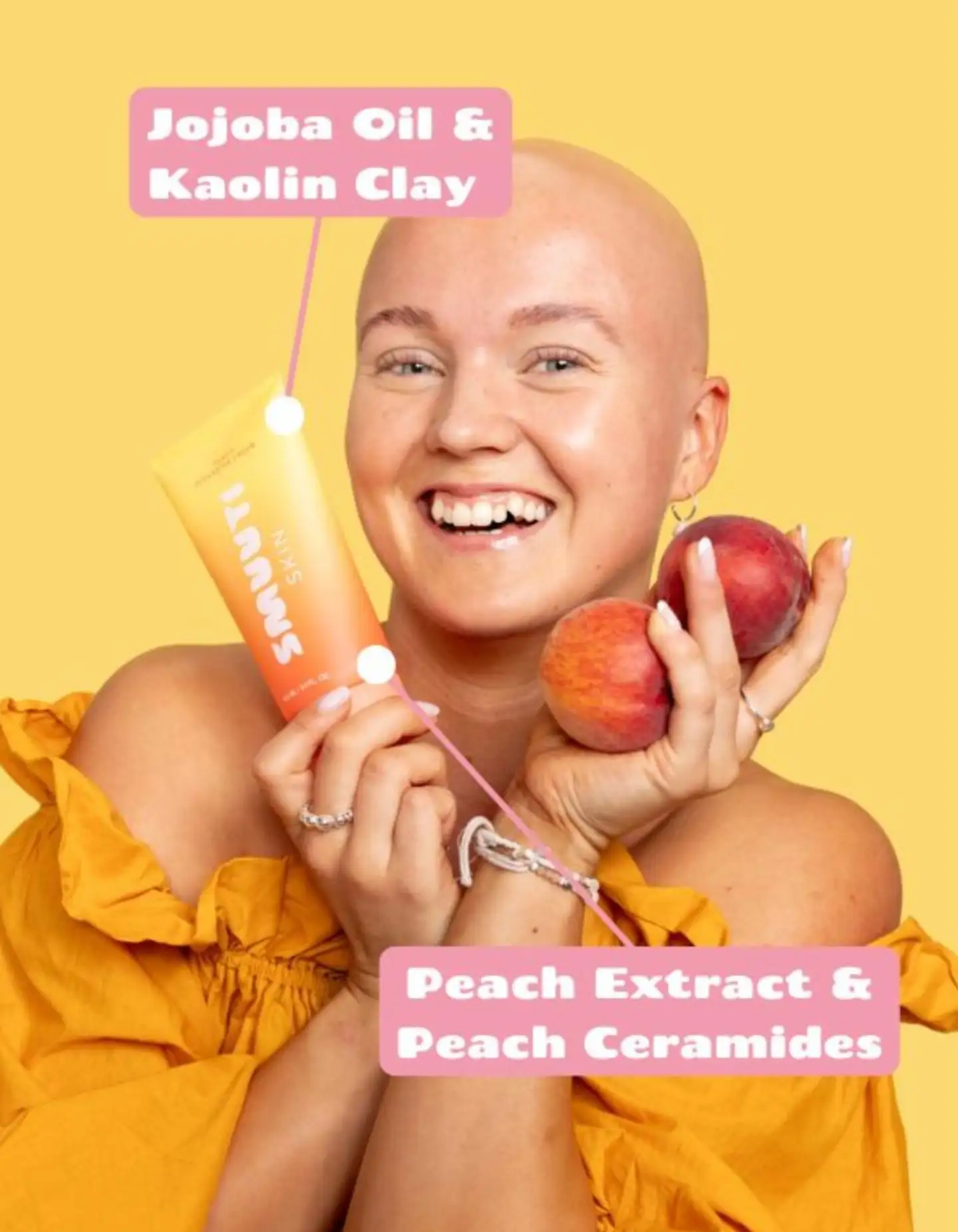 Smuuti Skin Peach Cleansing Cream 150ml-puhdistusvoide - 6