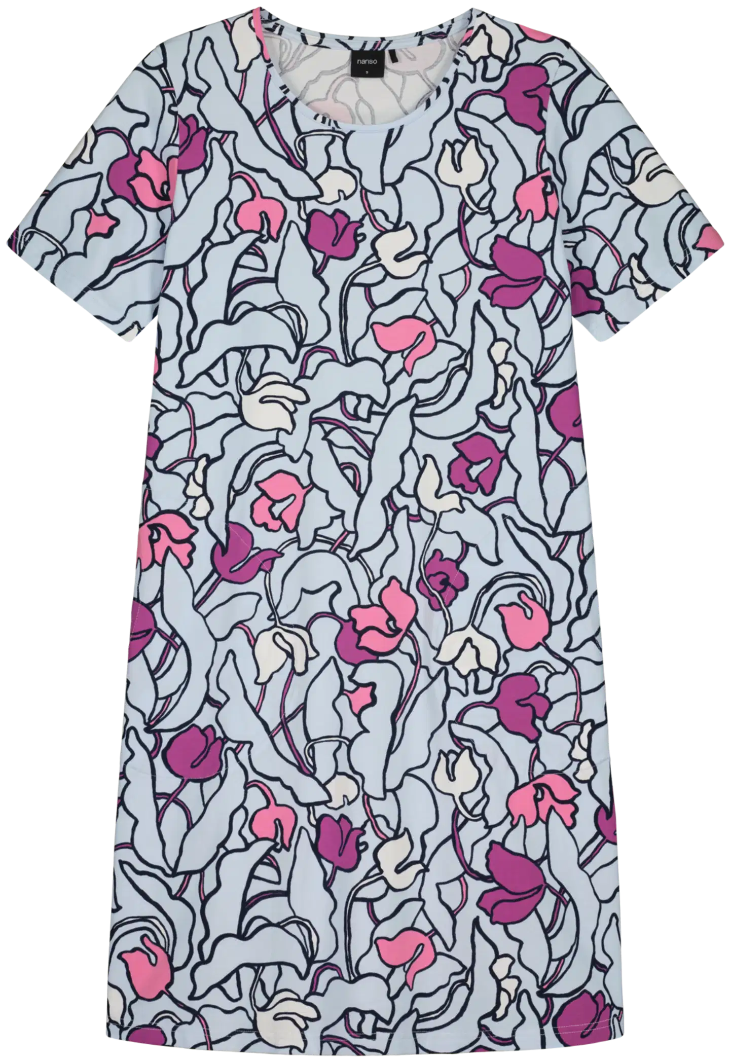 Nanso naisten mekko Iiris - Vaaleansininen