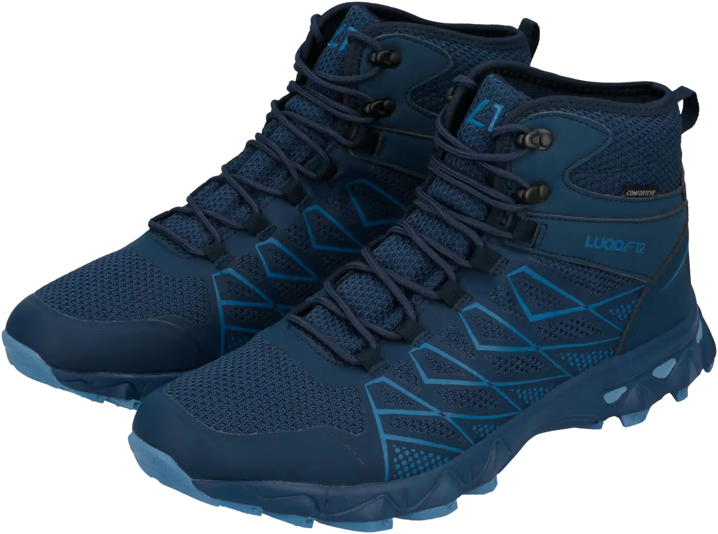 Luode12 miesten ulkoilujalkineet Jurmo Waterproof Mid - Navy - 3