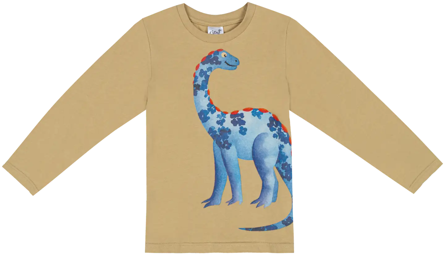 Ciraf lasten trikoopaita Dino 25pc260213 - 15-1217tcx mojave desert - 1