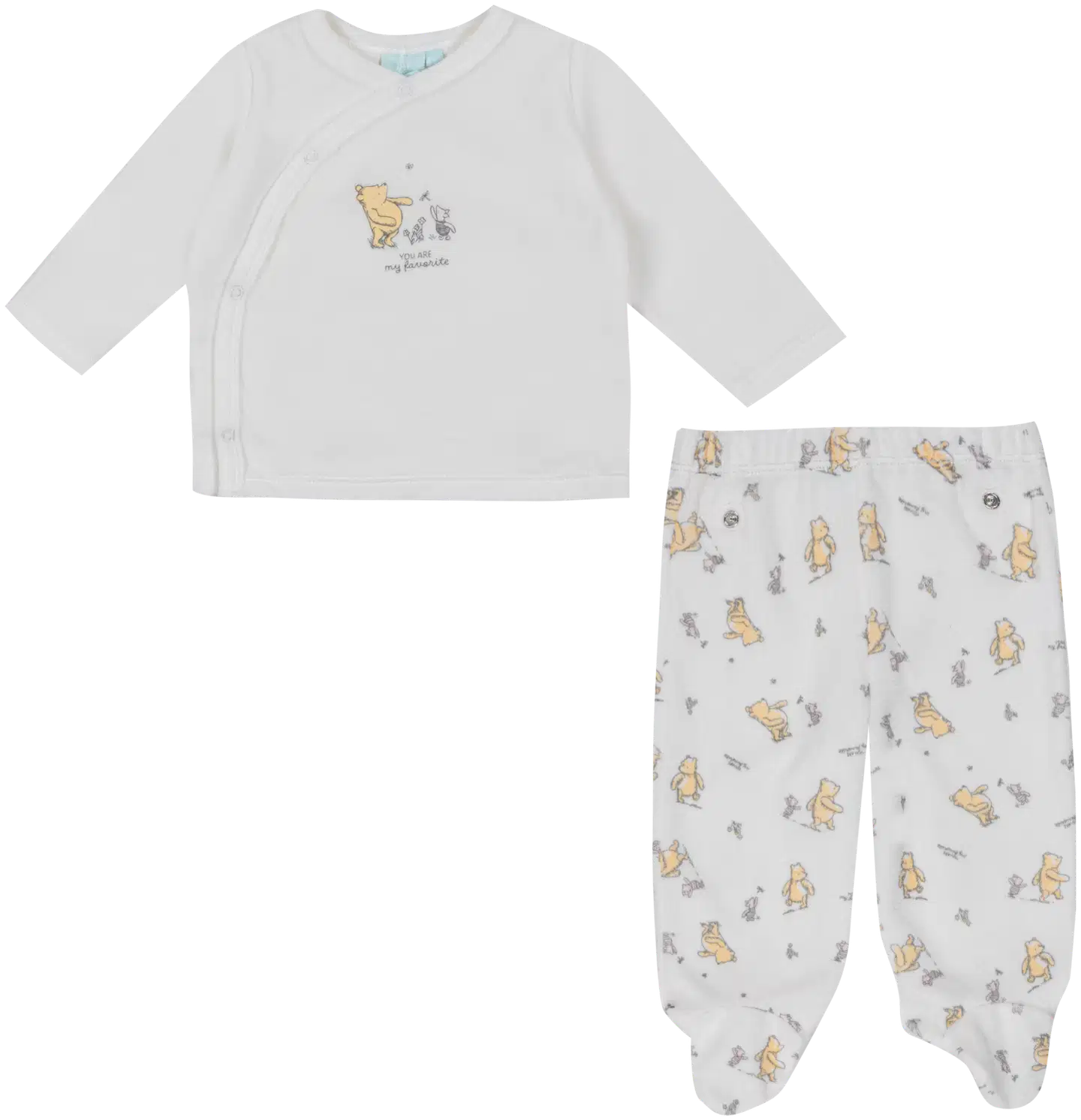 Disney vauvojen veluurisetti Nalle Puh I288954 - OFF WHITE - 1