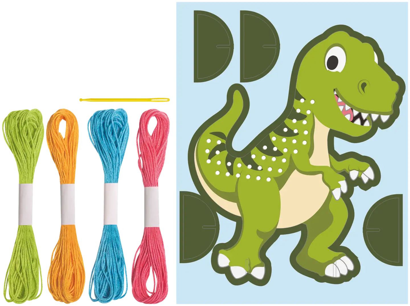 Hahmokirjontasetti lapsille, Dinosaurus - 2