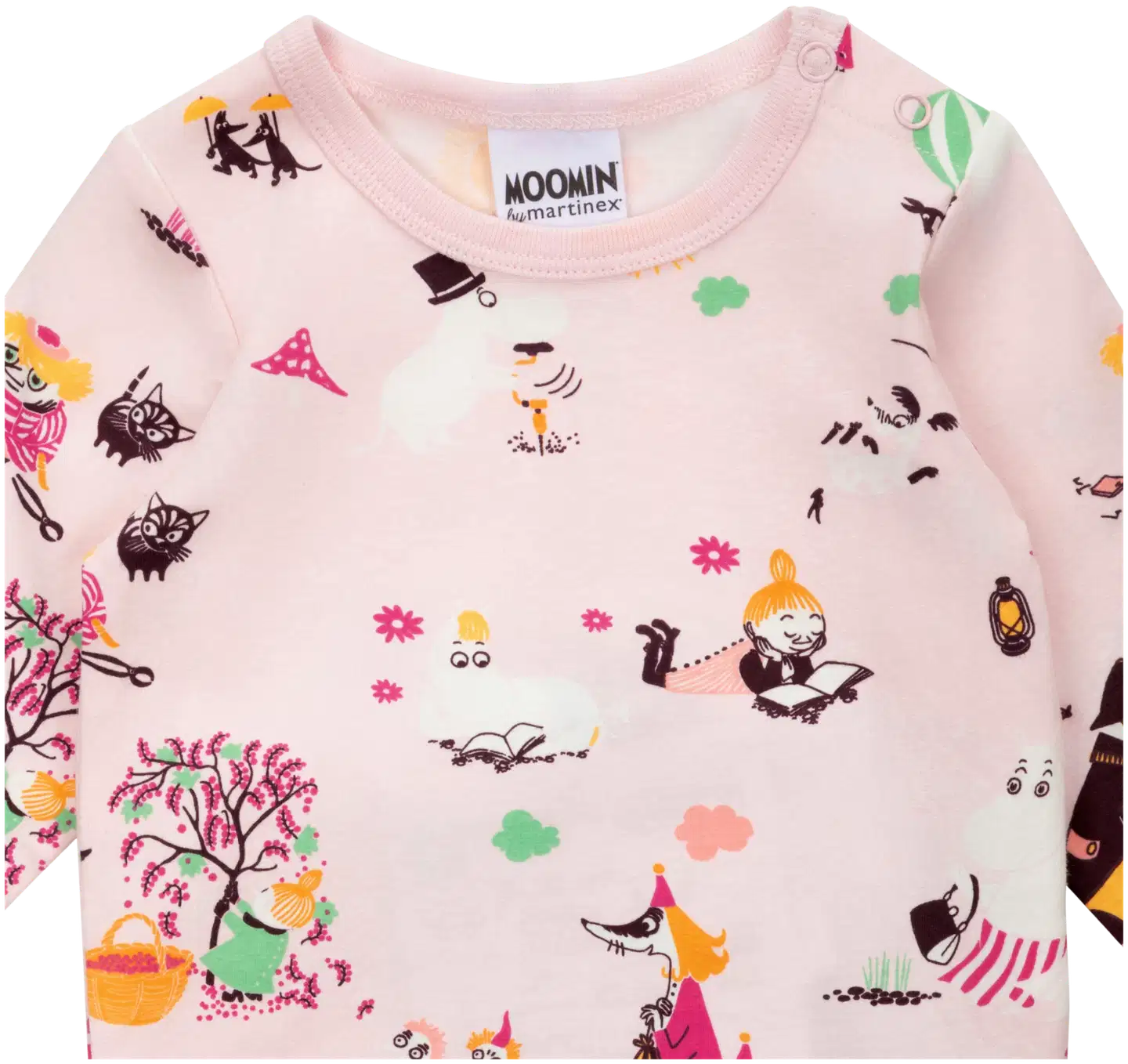 Muumi vauvojen body Leikkihetki 593820 - vaaleanpunainen - 2