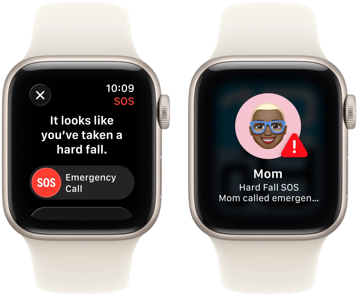 Apple Watch SE 3 GPS 40mm valkoinen alumiinikotelo, valkoinen sport ranneke - M/L - MEH54QN/A - 5