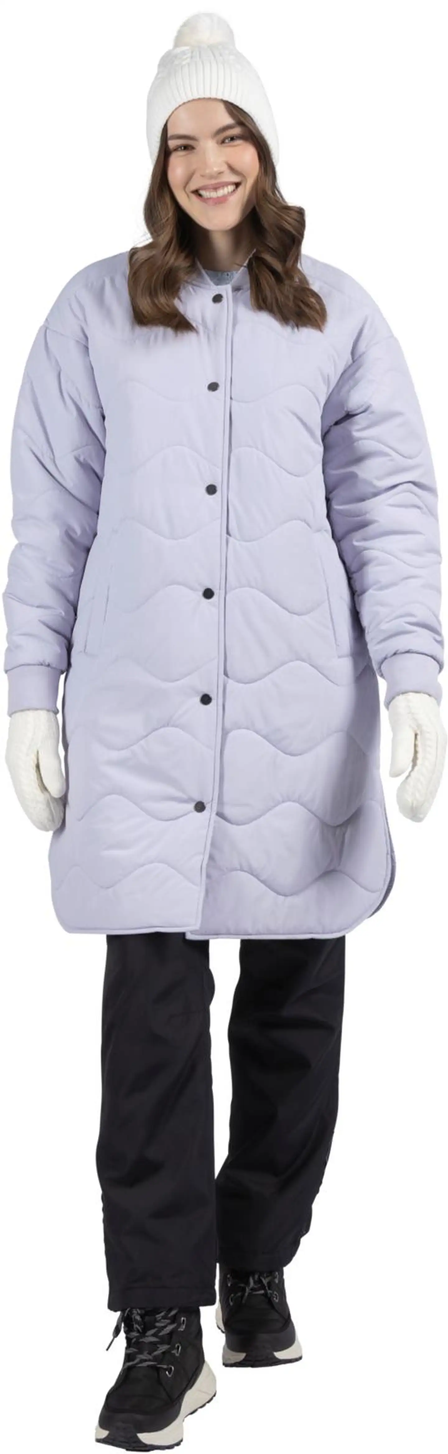 House naisten kevytvanutakki 225H052601 - Thisle - 6