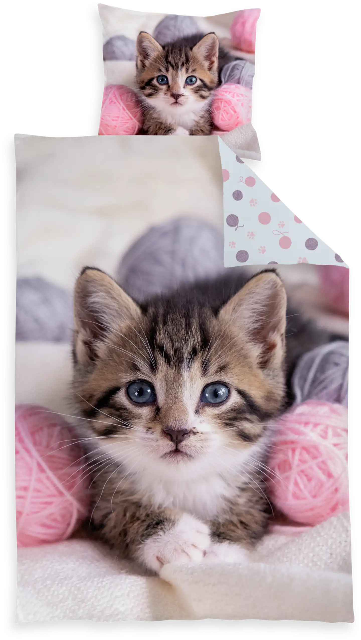 Ciraf lasten pussilakanasetti Kissanpentu 150x210 cm + 50x60 cm - 1