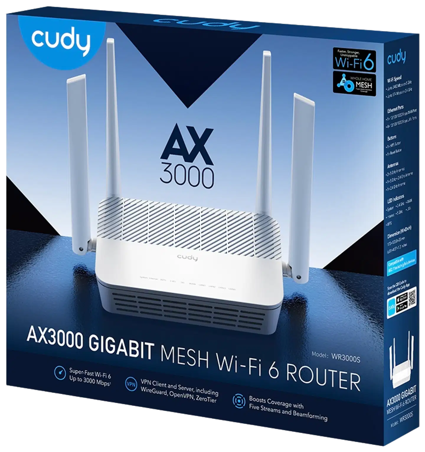 Cudy WiFi-reititin WR3000S - 6