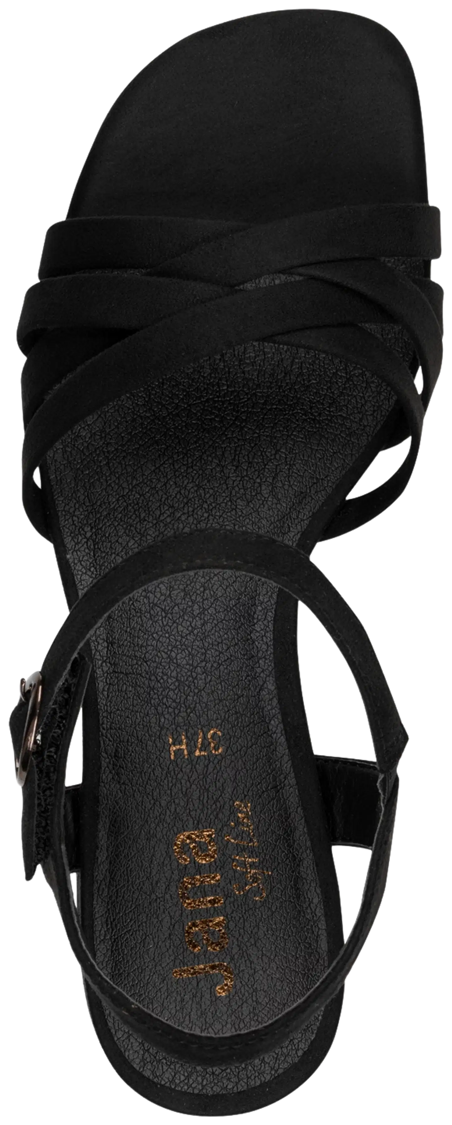 Jana shoes sandaali, leveä lesti - BLACK - 4