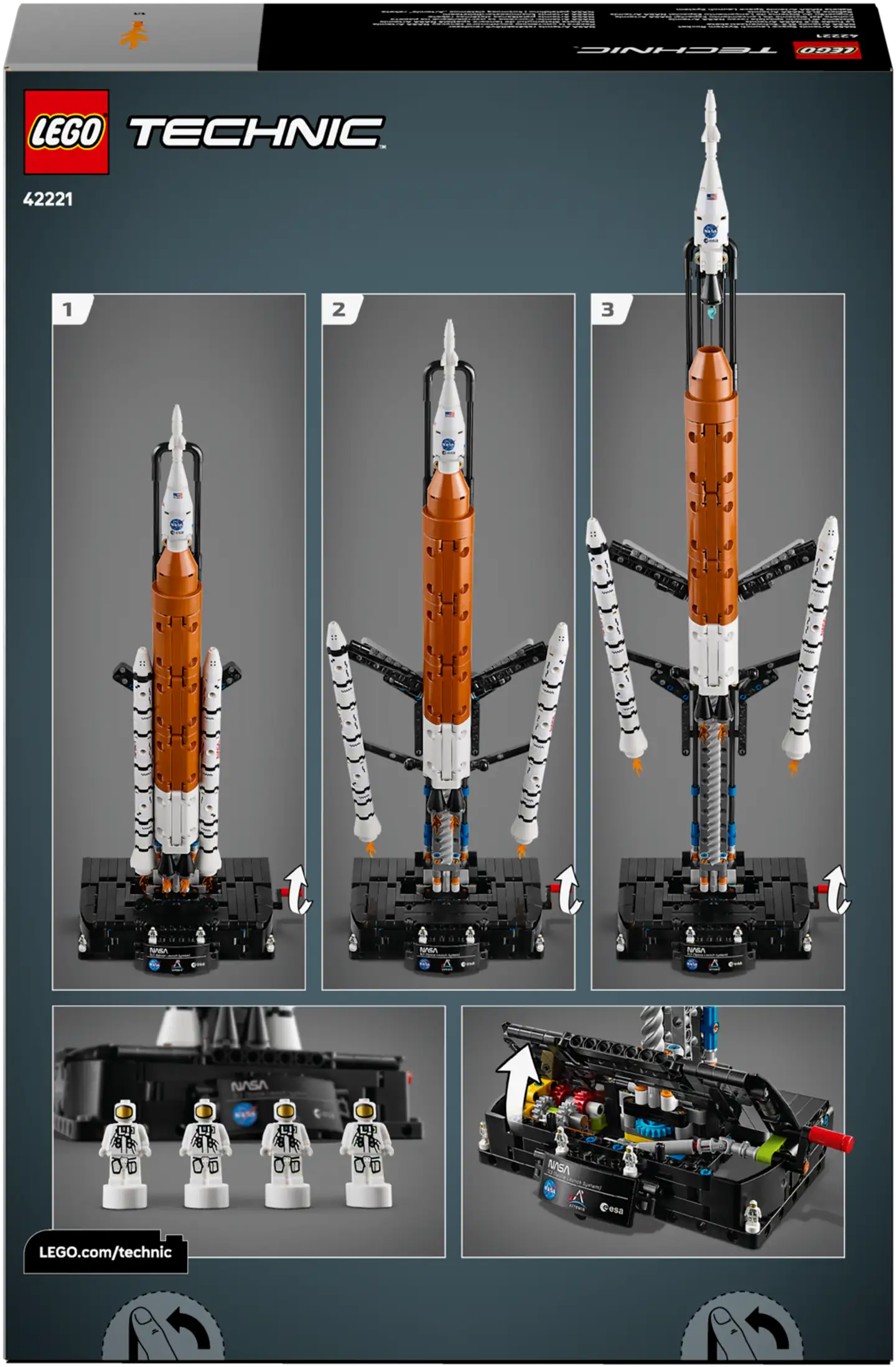 LEGO® Technic 42221 NASA Artemis ‑laukaisujärjestelmän avaruusraketti - 7