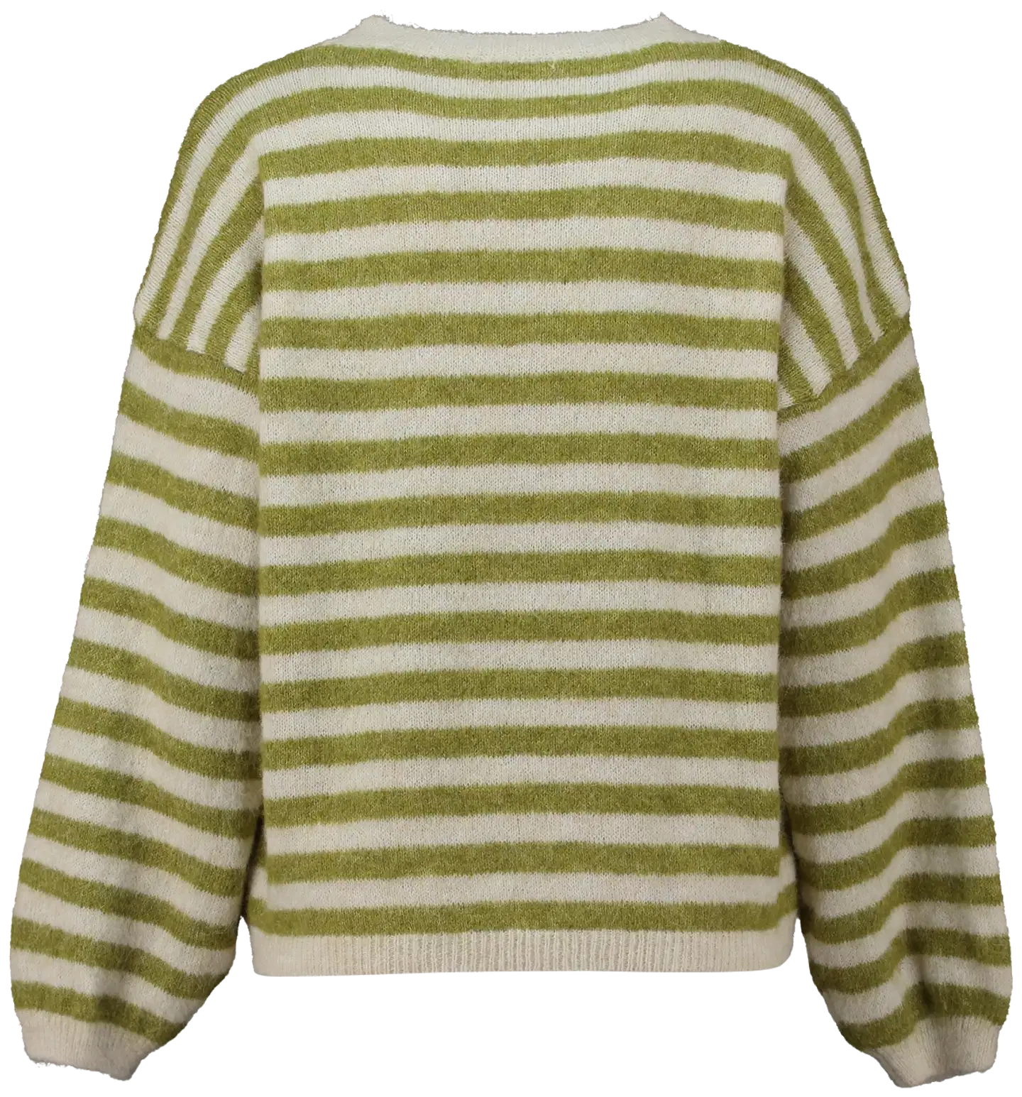 Hailys naisten neule La44uren - khaki stripe/flower - 3