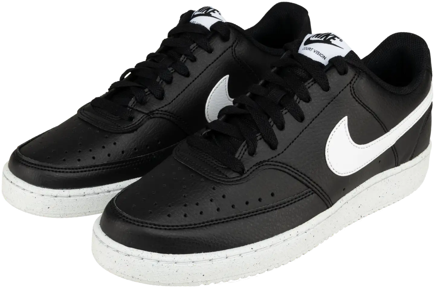 Nike miesten tennarit Court Vision Low Black - Black/white - 3