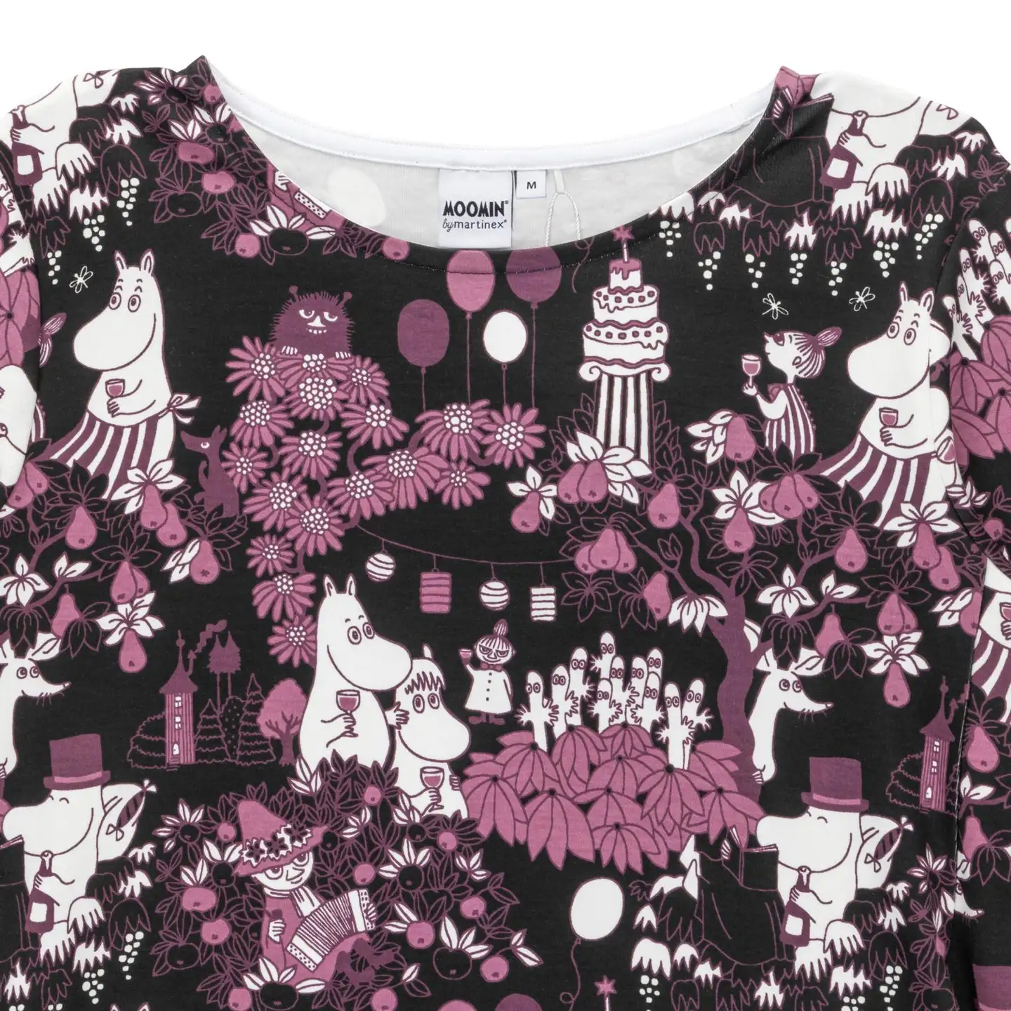 Moomin by Martinex naisten tunika Ira Juhlahetki 589040 - luumu - 3