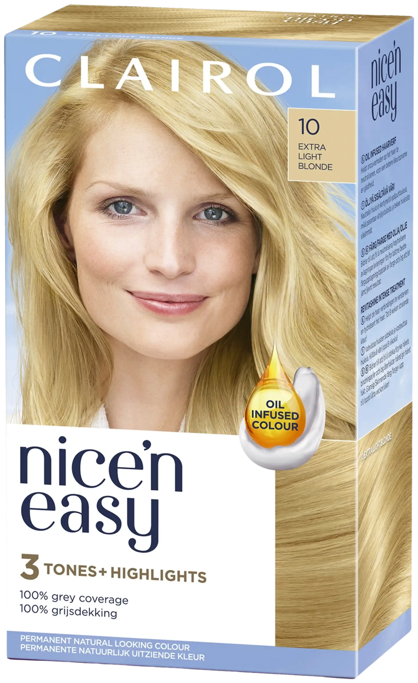 Clairol Nice´n Easy kestoväri 10 extravaalea