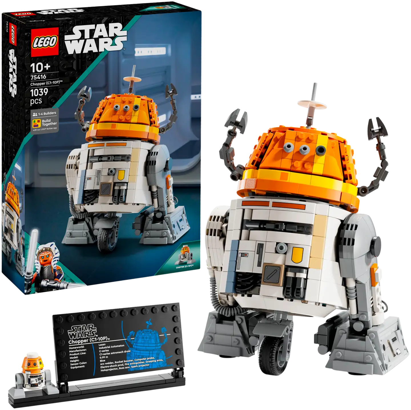 LEGO® Star Wars 75416 Ahsoka™ Astromekaanikkodroidi Chopper (C1-10P)™ - 1