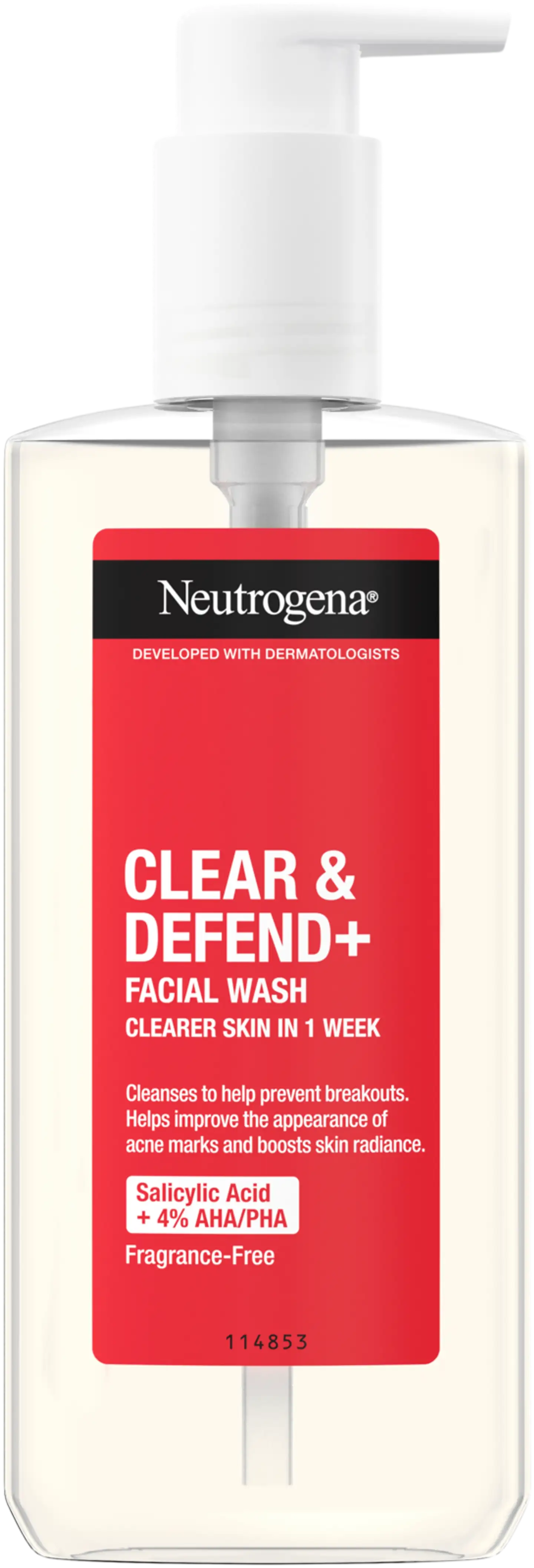 Neutrogena Clear & Defend+ Facial Wash pesuneste 200 ml - 1