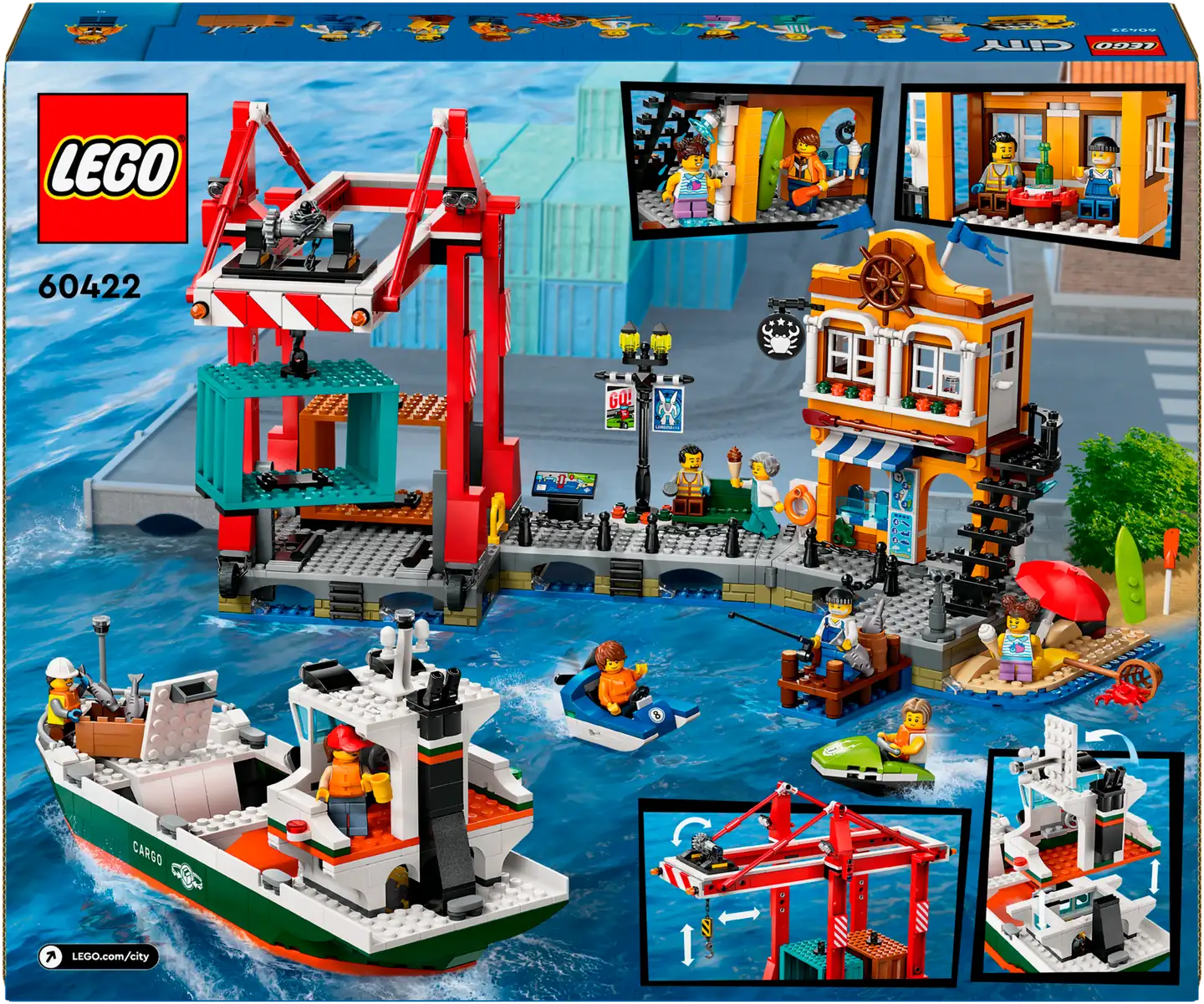 LEGO® My City 60422 Merisatama ja rahtilaiva - 3