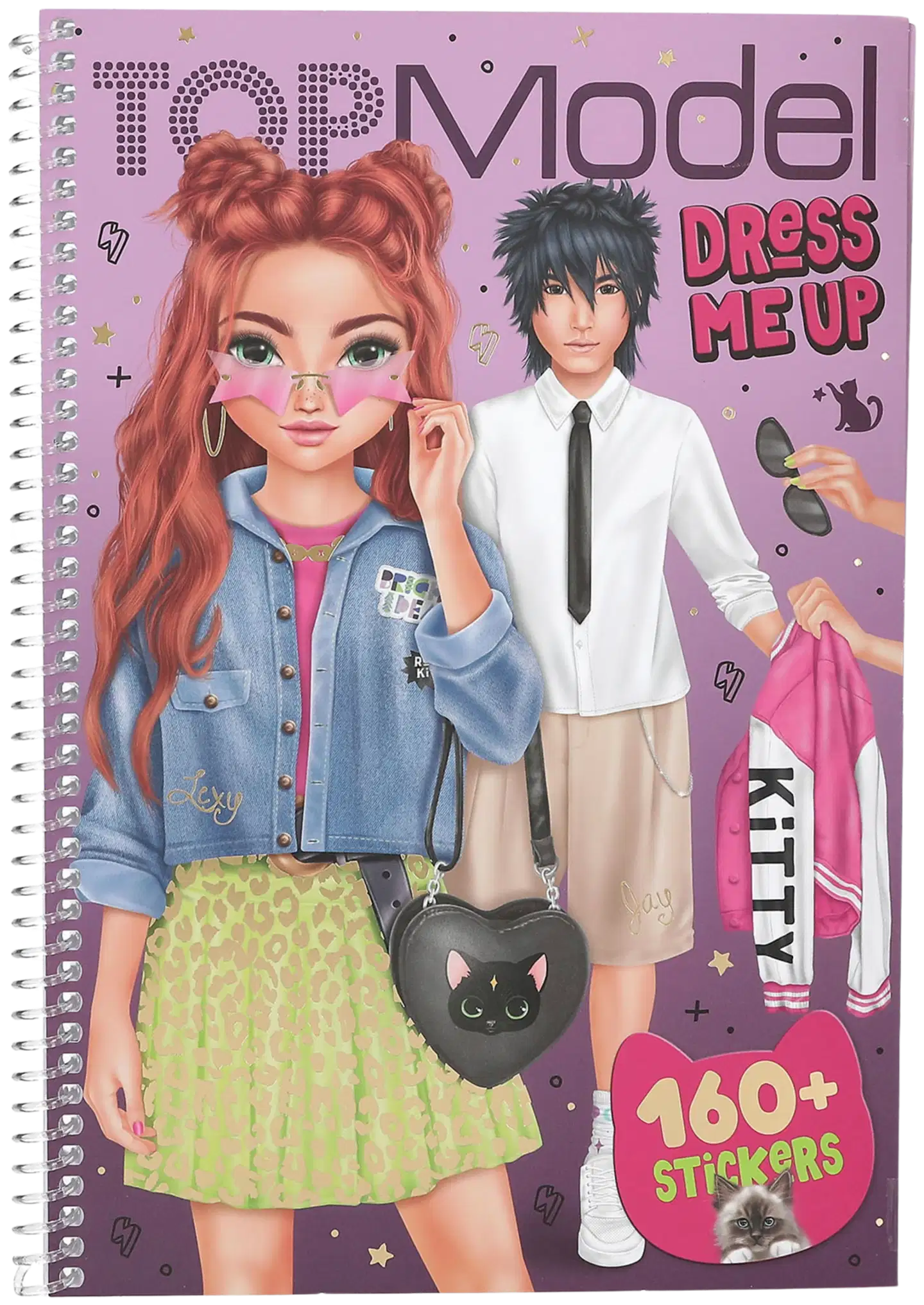 TOPModel tarrakirja Dress Me Up iso REBEL KITTY - 1
