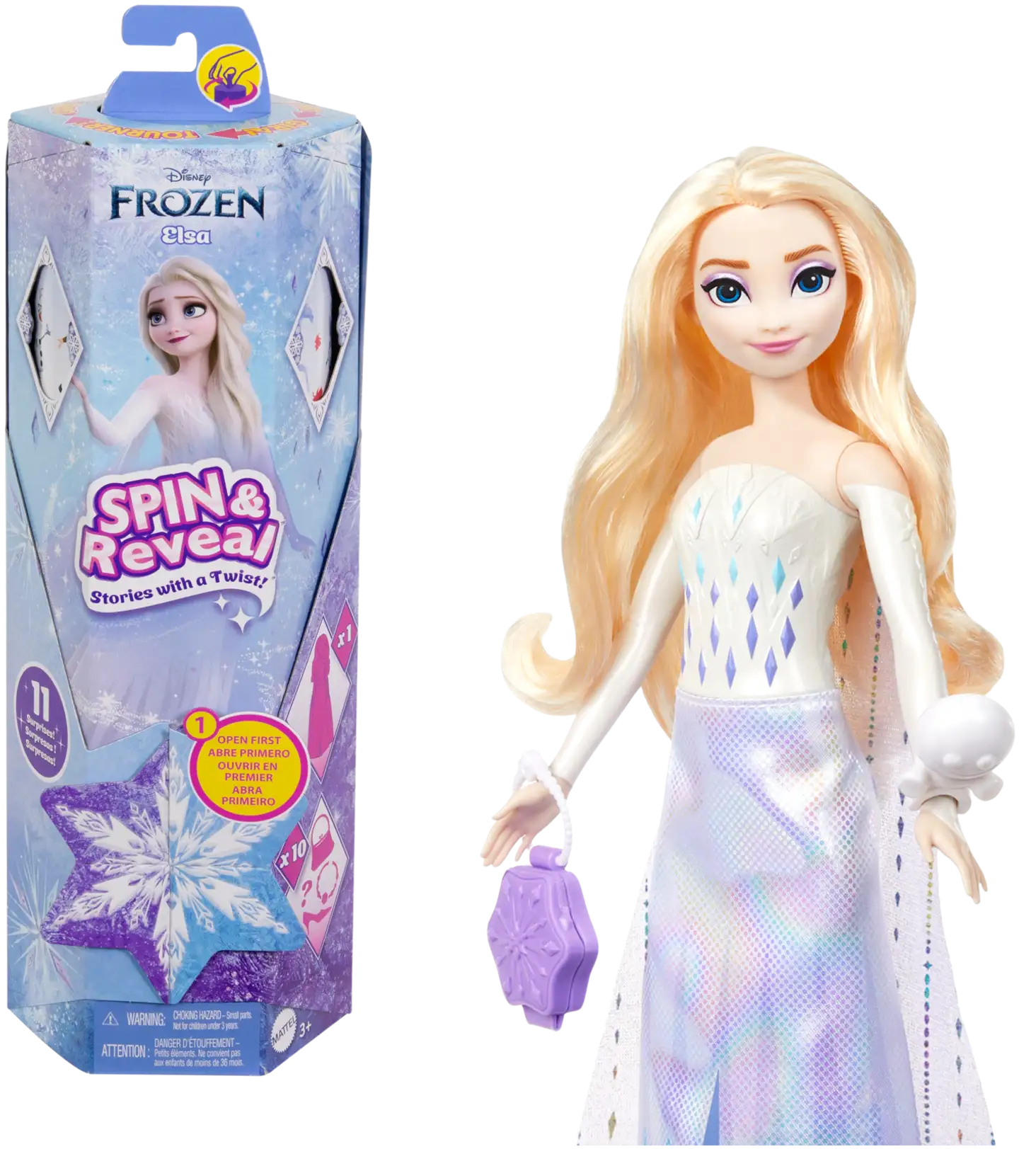 Disney Frozen Fashion Reveal Elsa -muotinukke - 1