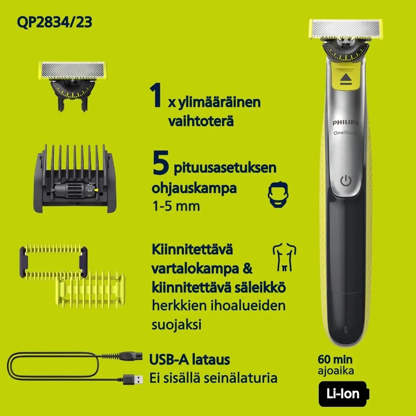 Philips OneBlade 360 Face&Body QP2834/23 - 8