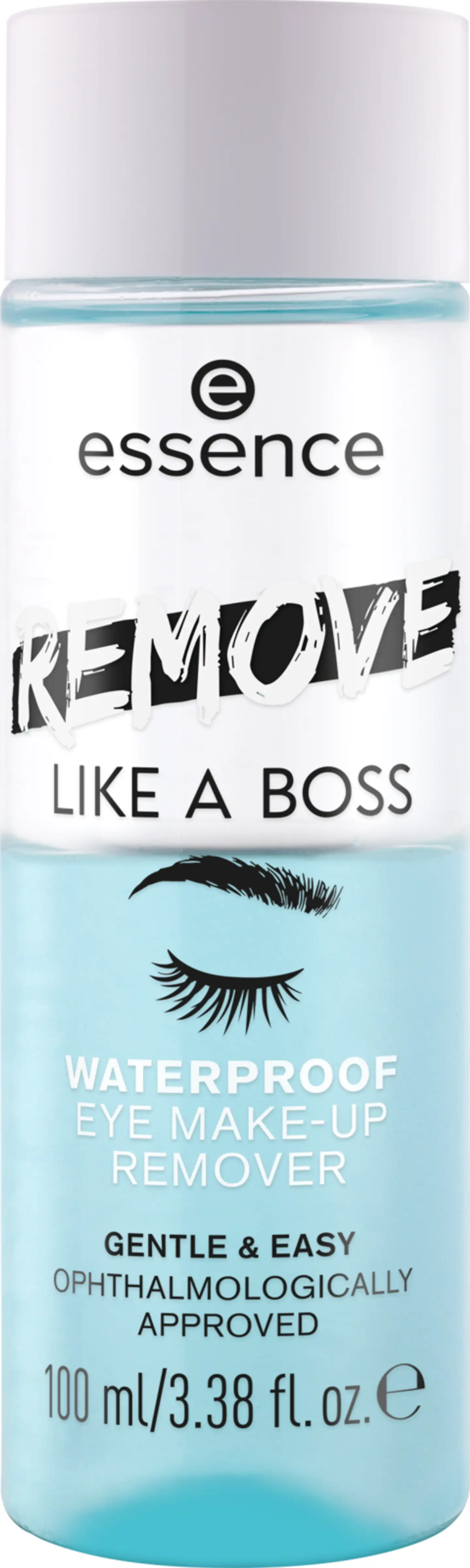 essence REMOVE LIKE A BOSS WATERPROOF EYE MAKE-UP REMOVER vedenkestävän silmämeikinpoistoaine 100 ml