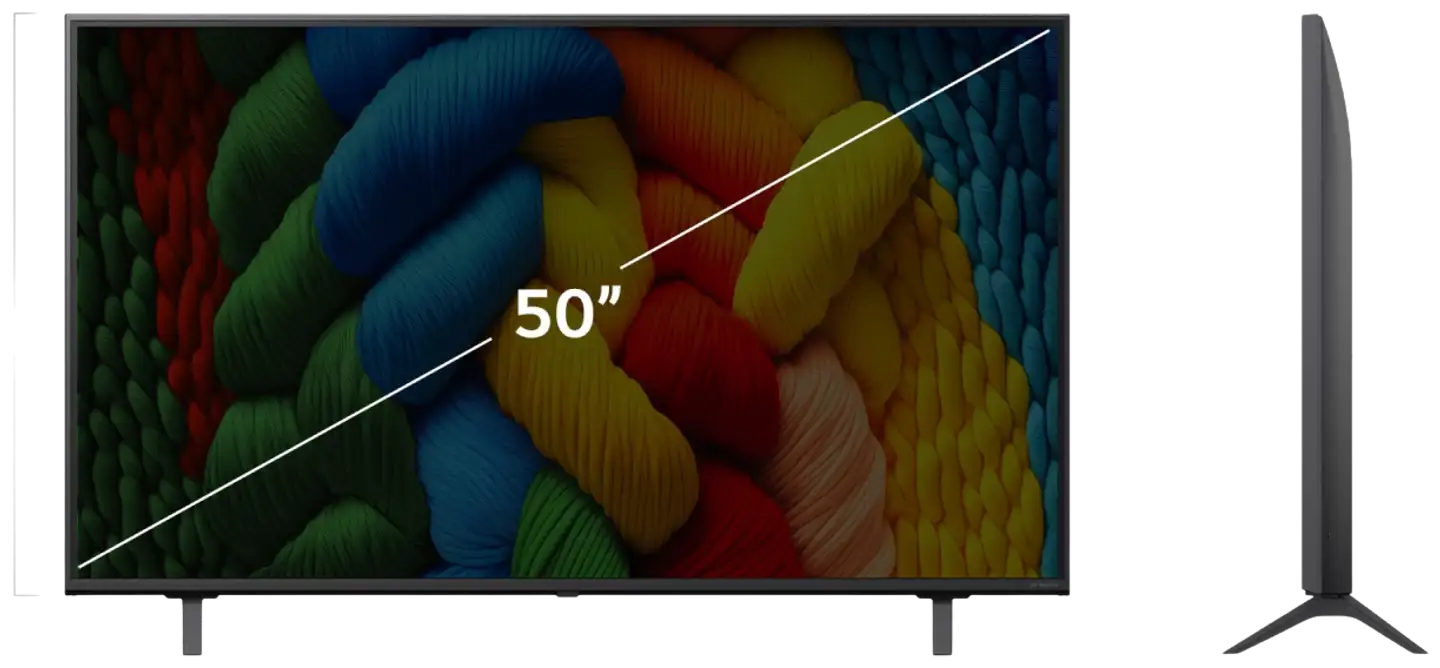 LG 50" 4K NanoCell Smart LED TV 50NANO80A6B - 4