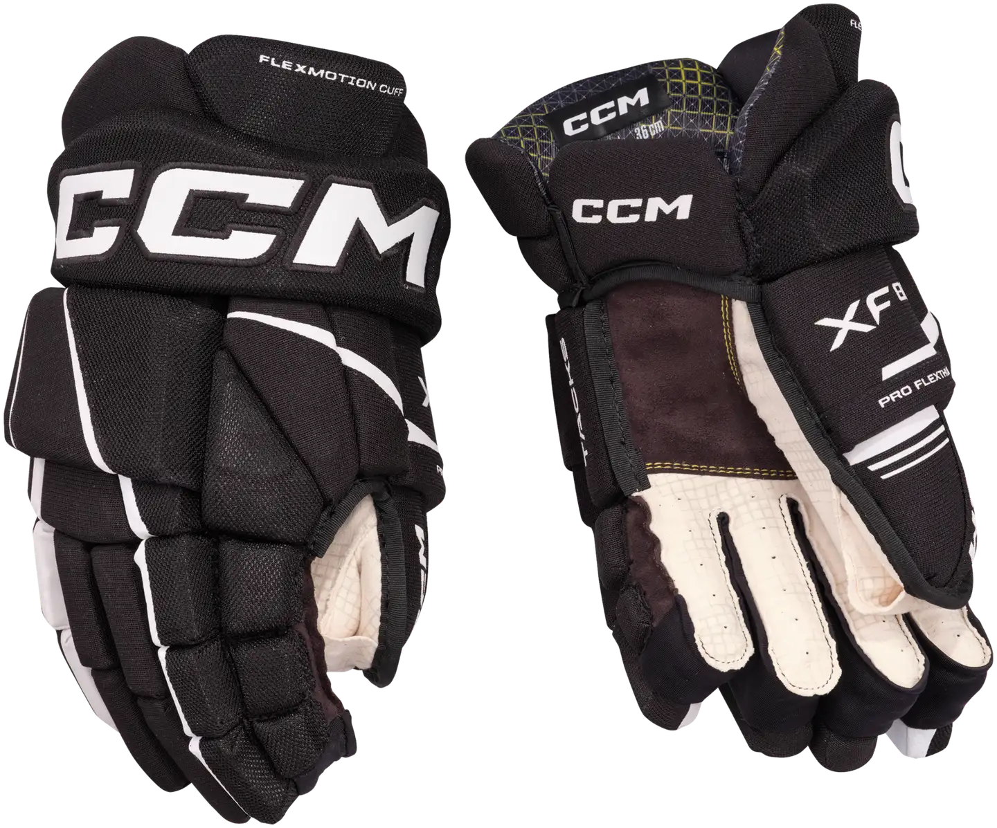 CCM Tacks XF 80 JR Jääkiekkohanskat - BLACK - 1