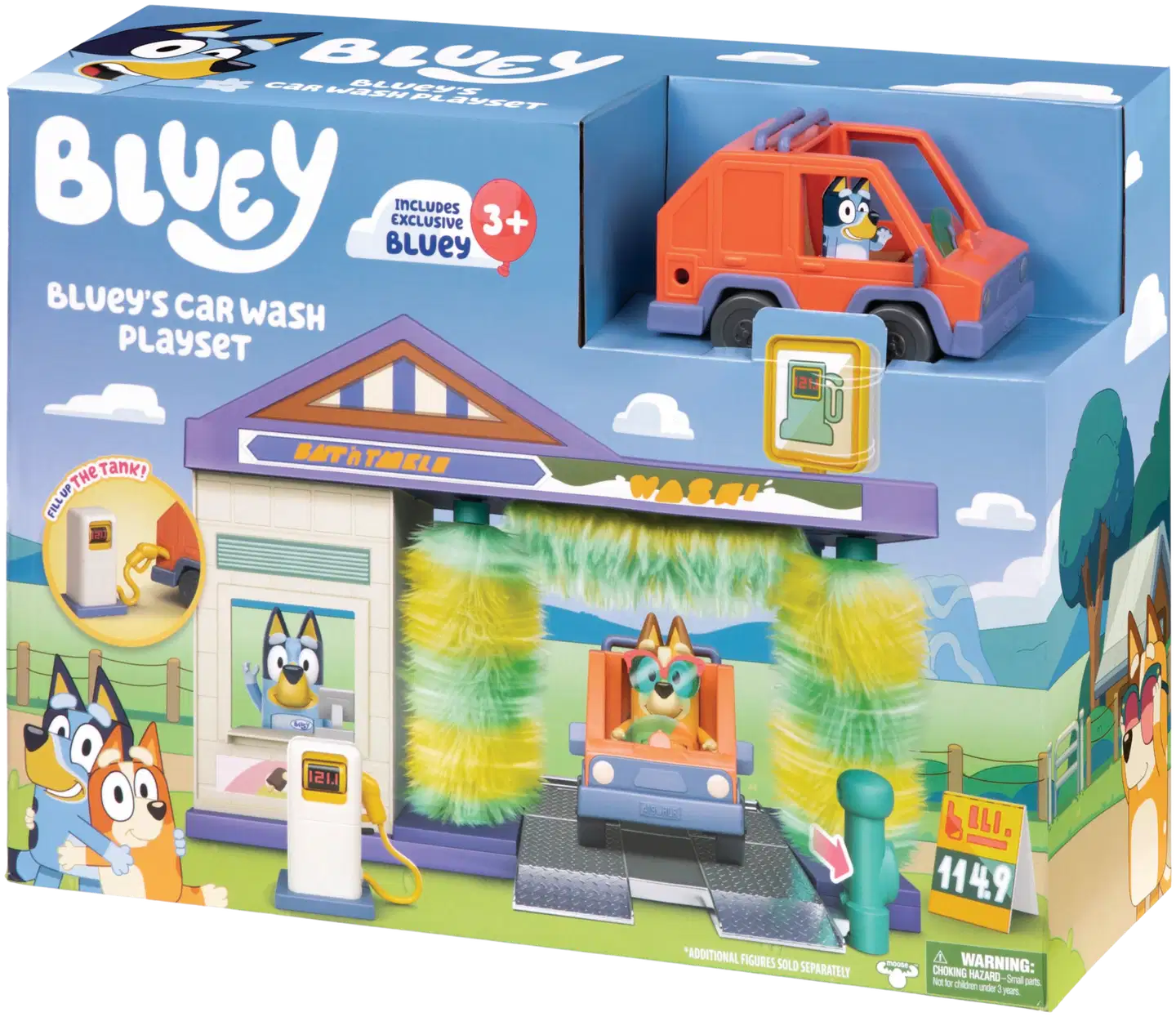Bluey Car Wash -autopesuleikkisarja - 1