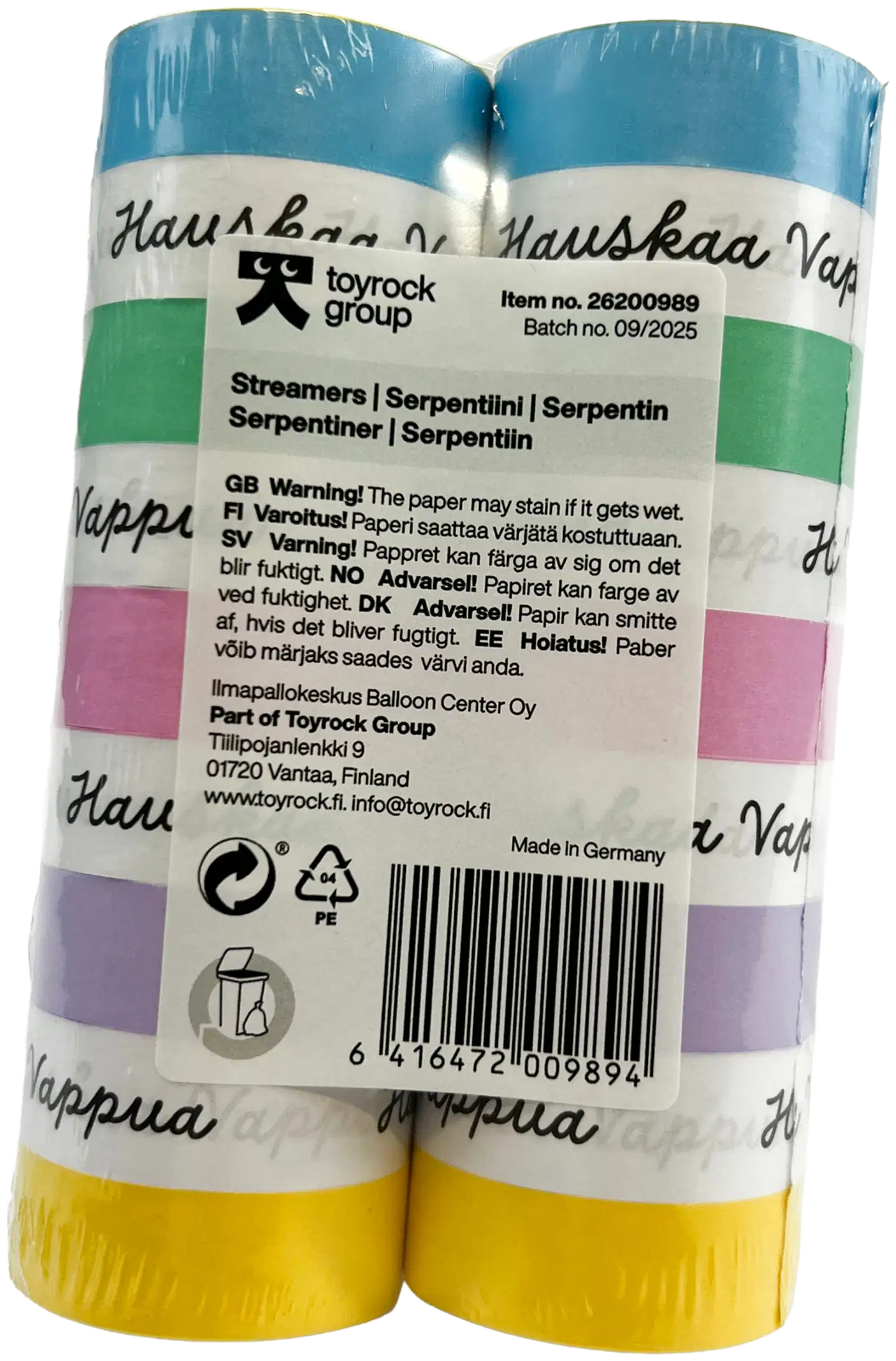 Serpentiini hauskaa vappua 2 rll/pkt - 3